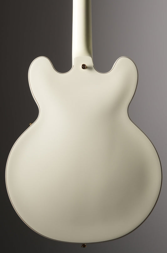 Epiphone "Inspired by Gibson Custom Shop" ES-355 '59 Semi-Hollow Electric Guitar - Classic White, w/ OHSC