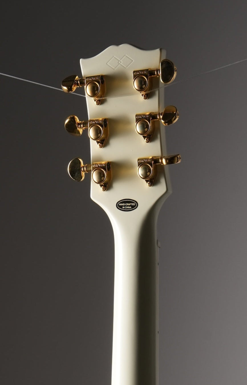 Epiphone "Inspired by Gibson Custom Shop" ES-355 '59 Semi-Hollow Electric Guitar - Classic White, w/ OHSC