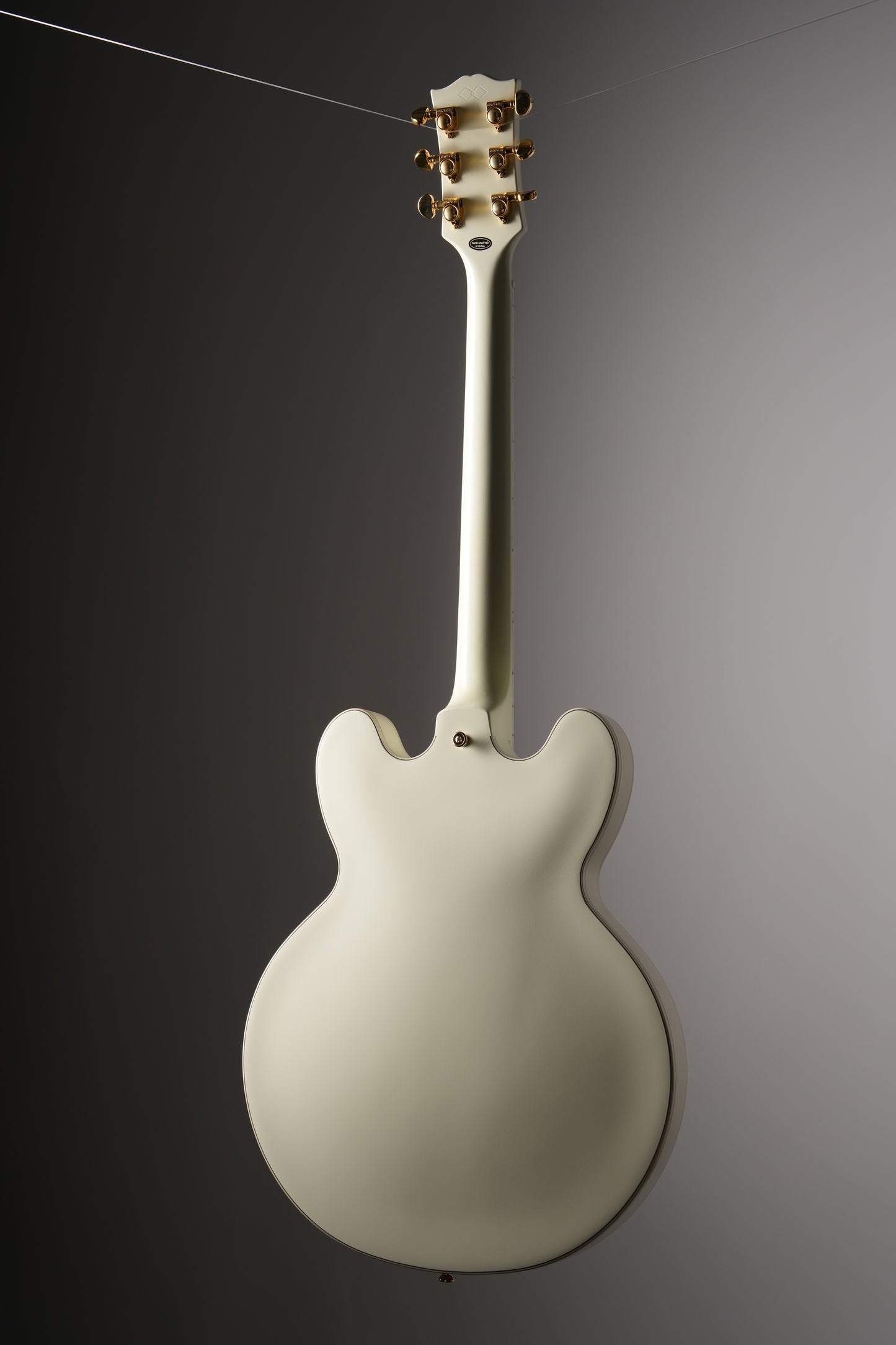 Epiphone "Inspired by Gibson Custom Shop" ES-355 '59 Semi-Hollow Electric Guitar - Classic White, w/ OHSC