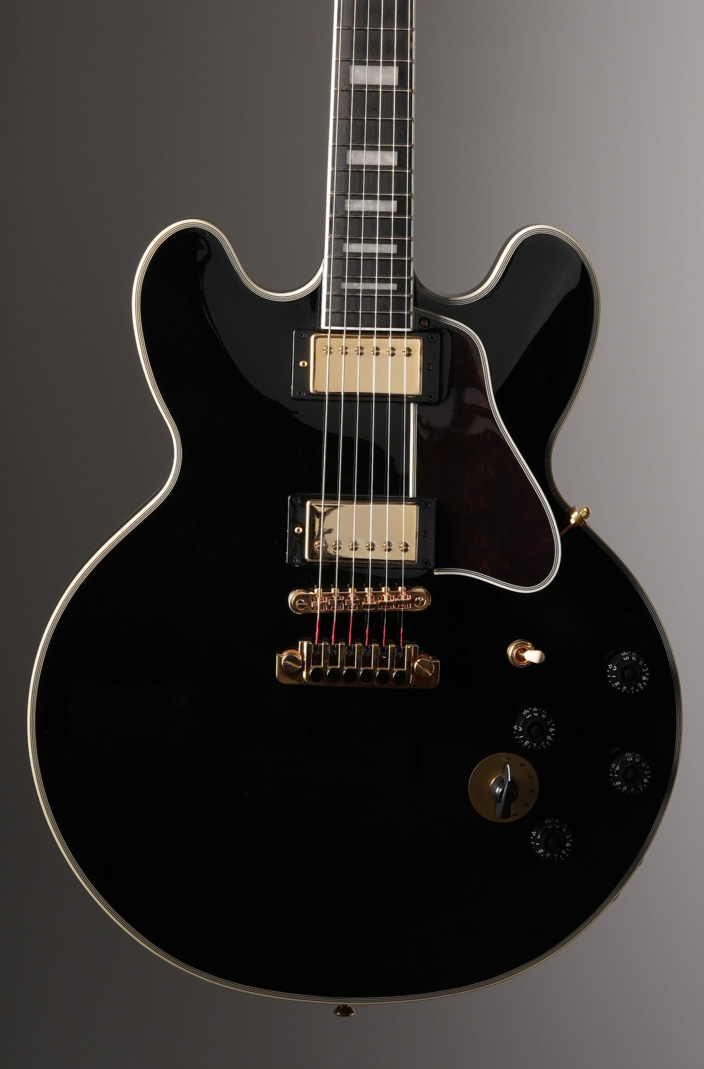 Epiphone B.B. King Lucille Semi-Hollow Electric Guitar - Ebony, w/ Original Deluxe Soft Case