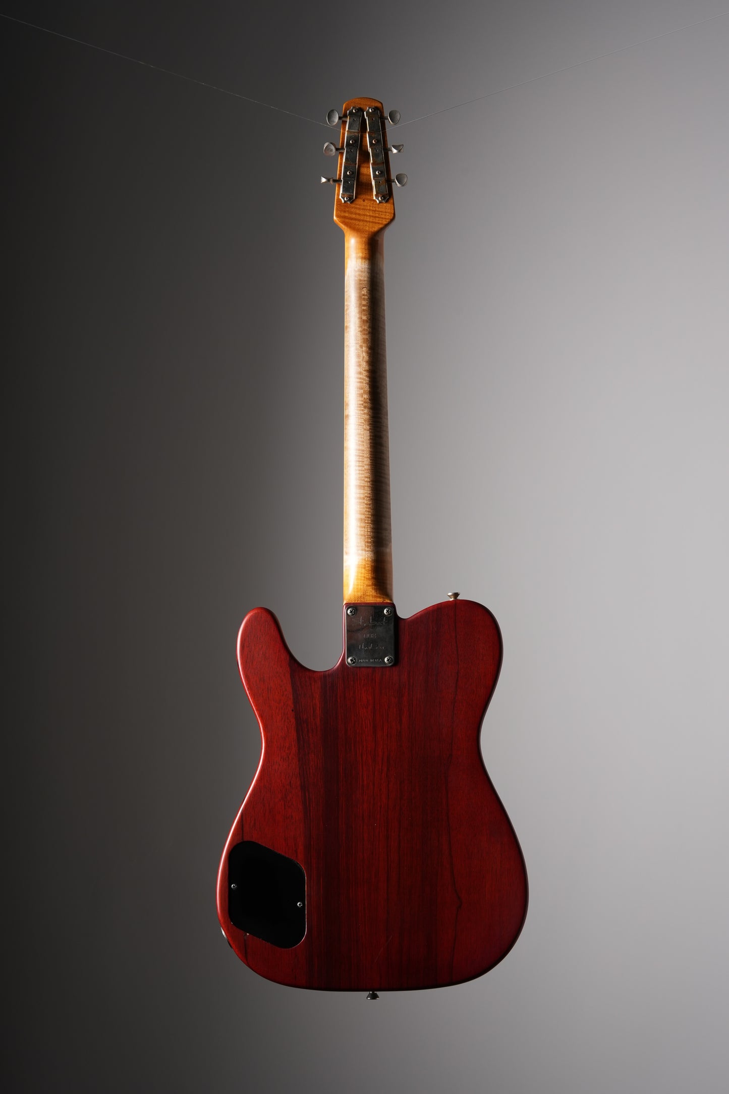 Shabat ThinLion Flame Top Electric Guitar - Sunburst, w/ OHSC