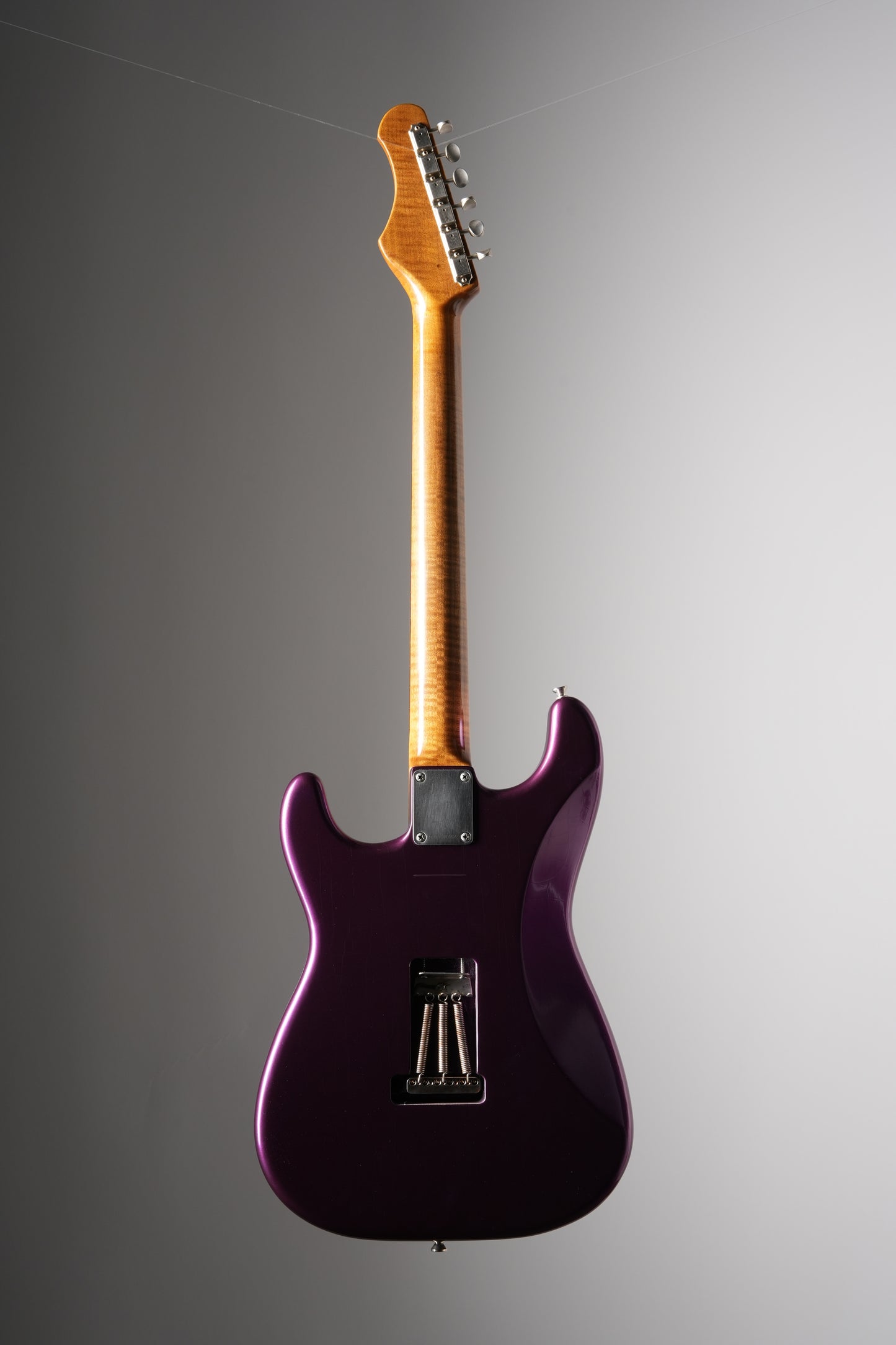 Shabat Lynx HSH Super Strat Electric Guitar - Purple, w/ OHSC (signed by Shannon Tweed, Gene Simmons’ wife)