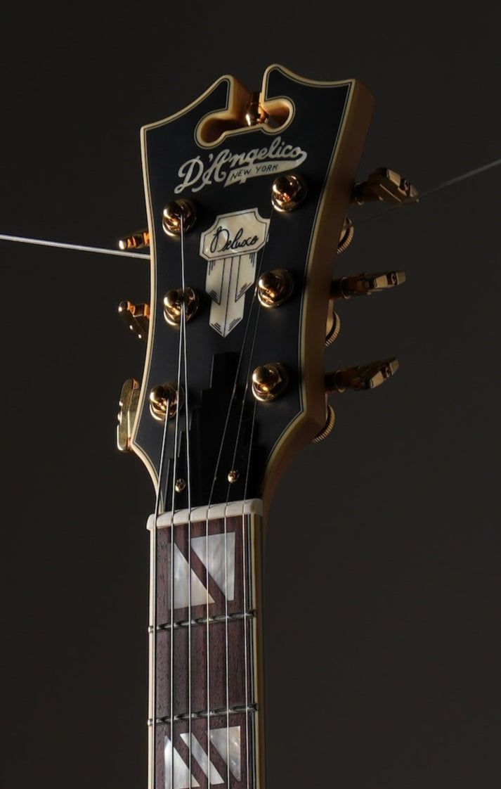 D'Angelico Deluxe Mini DC w/ Stop-Bar Tailpiece - Satin Honey - B-Stock