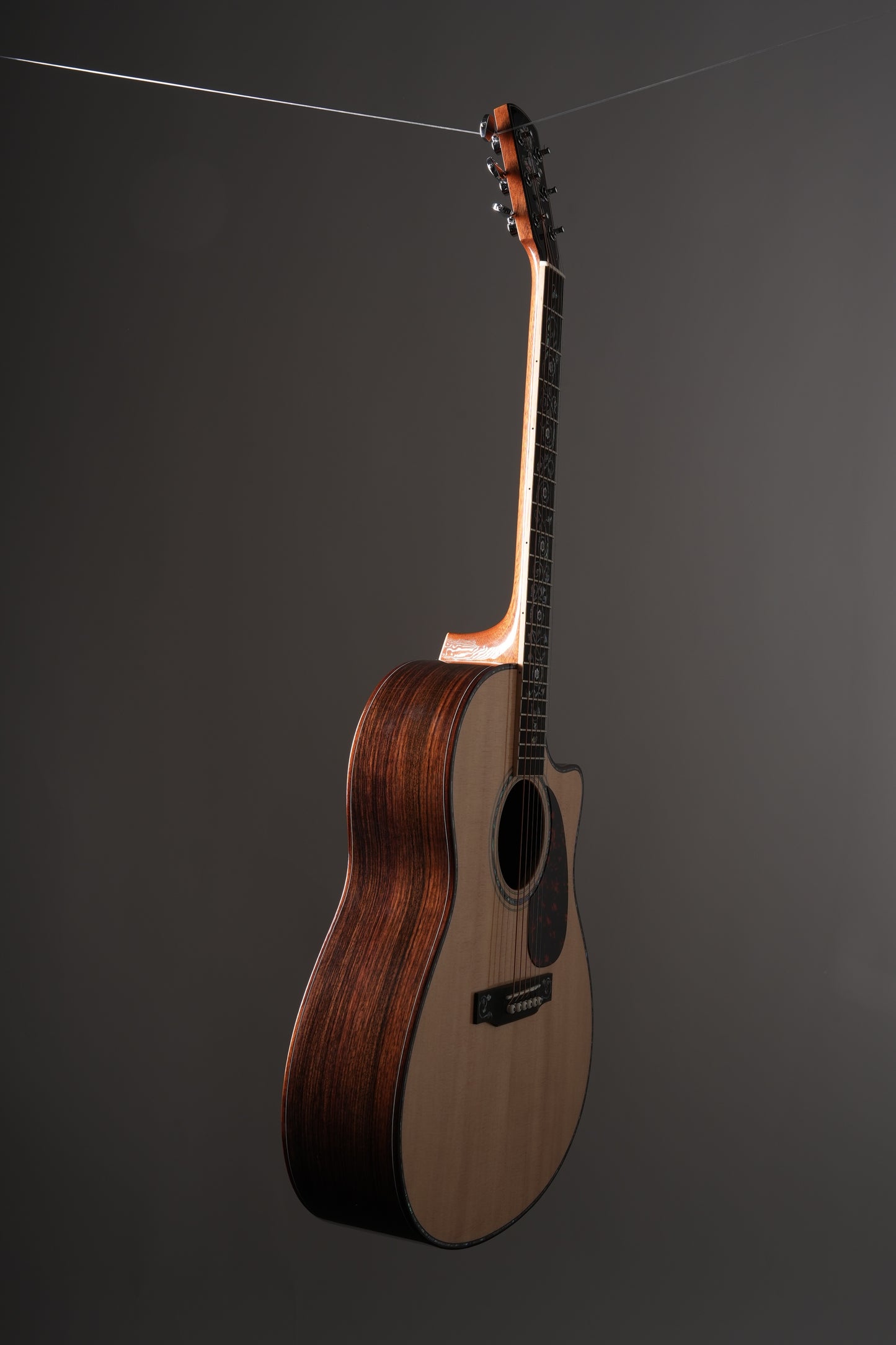 Larrivee LV-10 Deluxe Custom Mucha Lady and Vine Acoustic Guitar - Natural, incl. OHSC