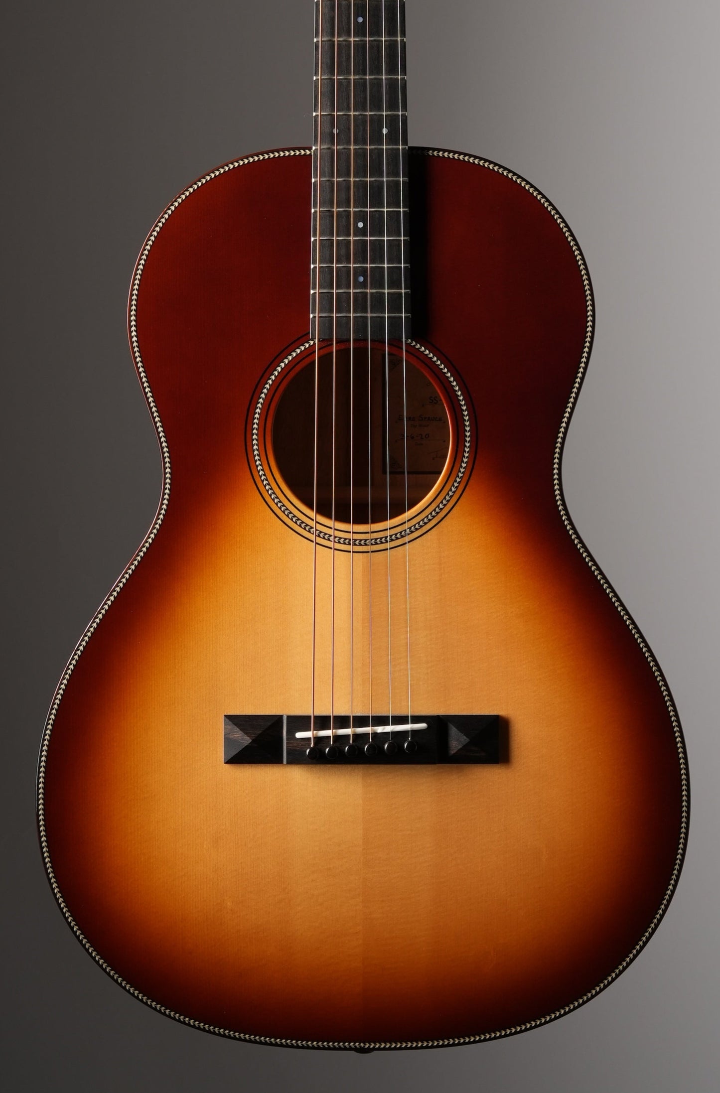 Bedell Custom Shop Euro Spruce Parlor Acoustic Guitar - Natural, incl. OHSC