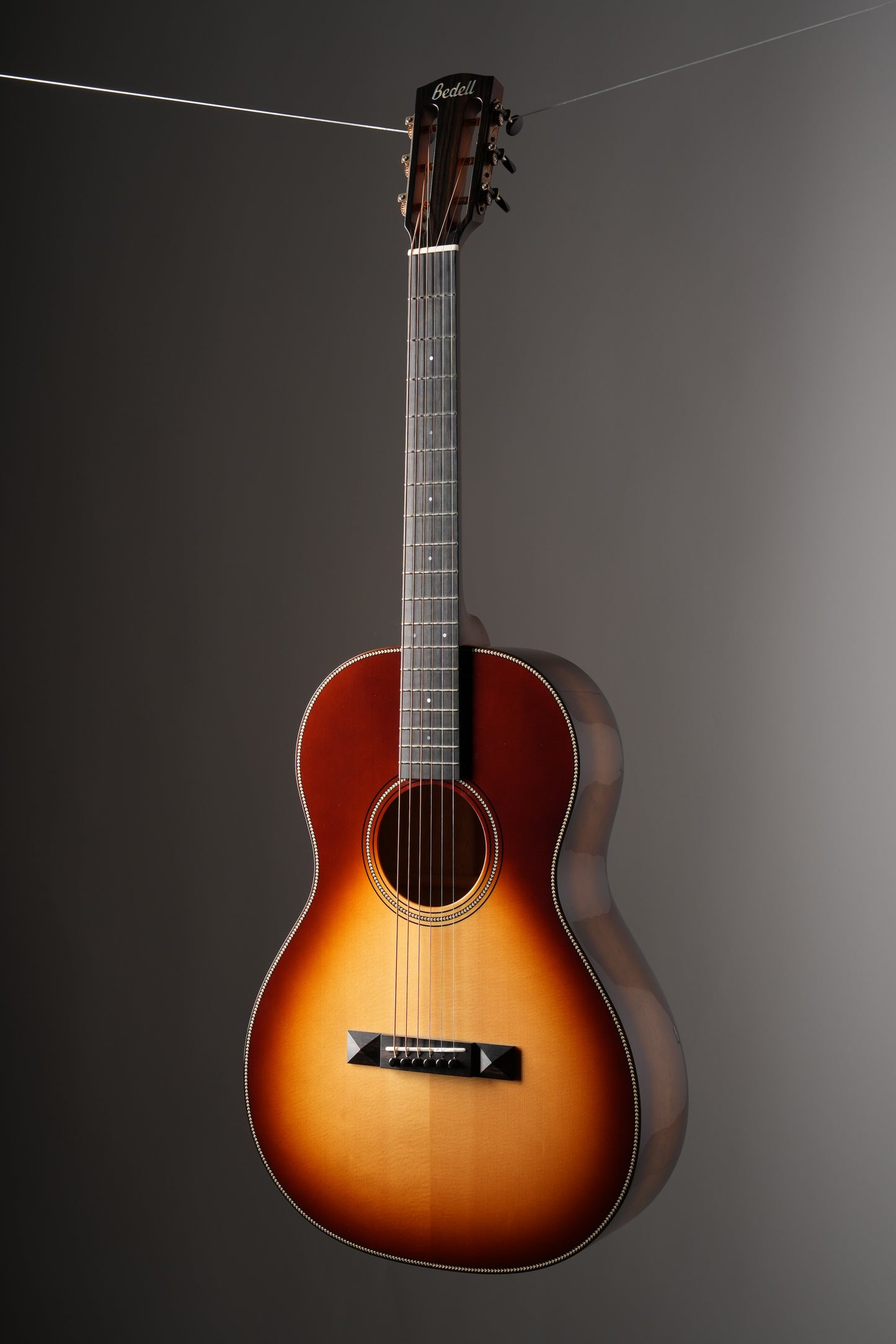 Bedell Custom Shop Euro Spruce Parlor Acoustic Guitar - Natural, incl. OHSC