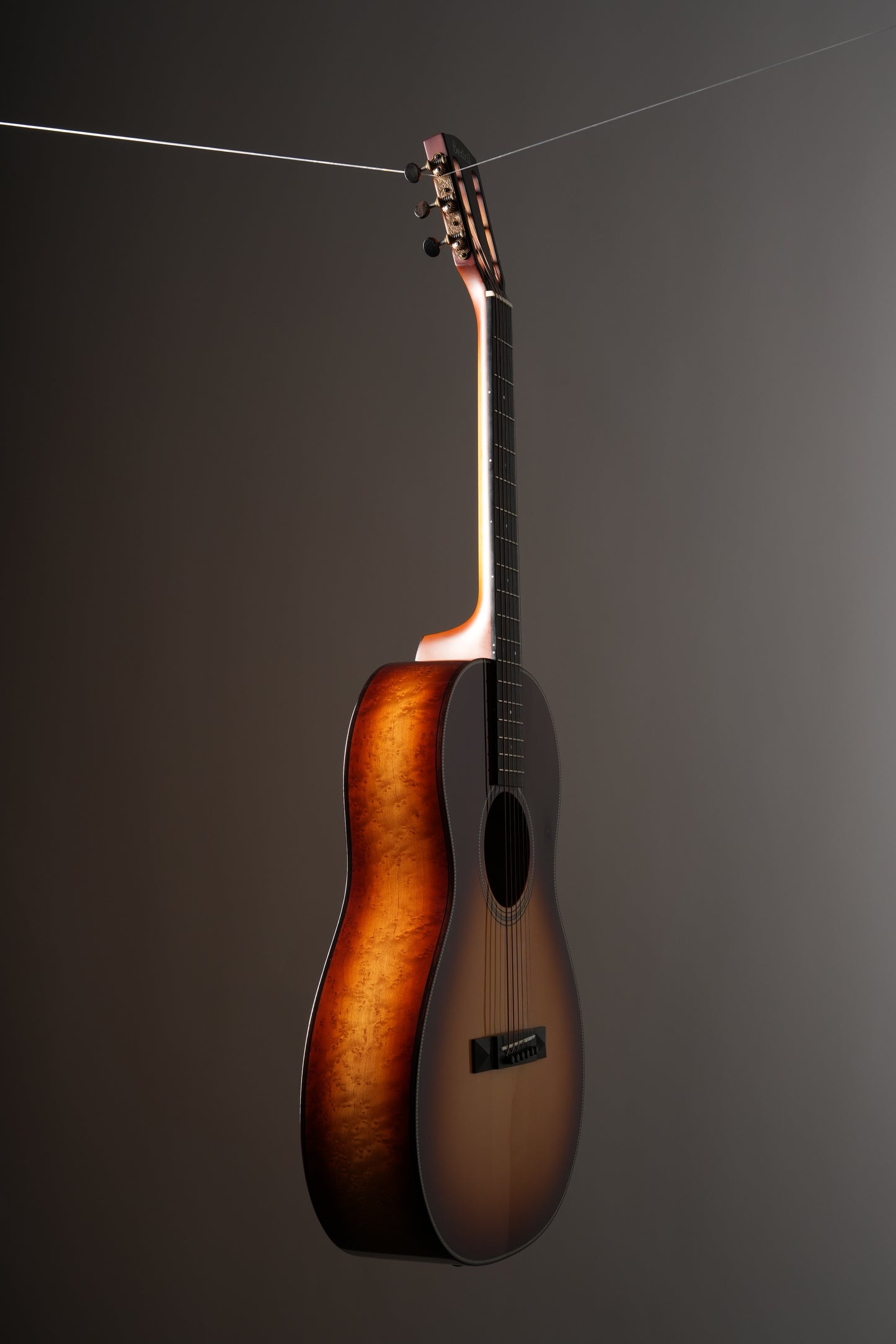 Bedell Custom Shop Euro Spruce Parlor Acoustic Guitar - Natural, incl. OHSC