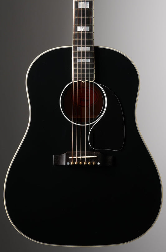 Gibson J-45 Custom Acoustic Electric Guitar - Ebony, incl. OHSC