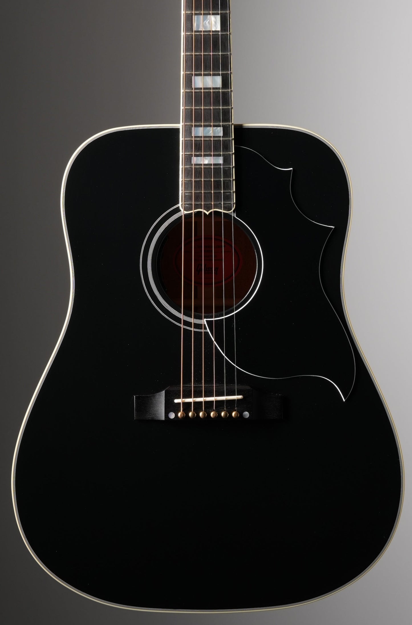 Gibson Hummingbird Custom Acoustic Electric Guitar - Ebony, incl. OHSC