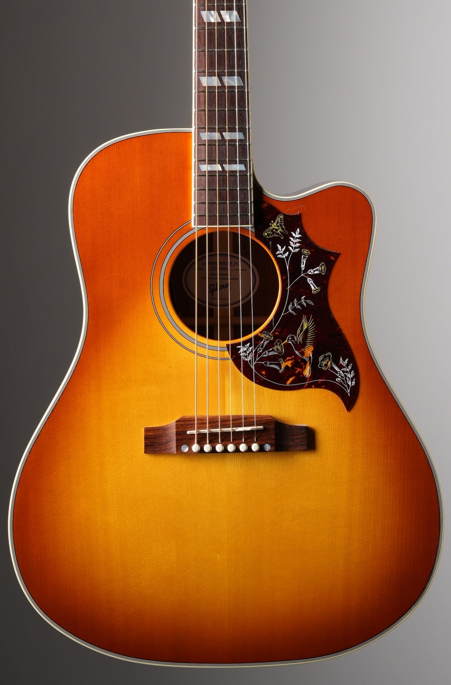 Gibson Hummingbird Standard EC Acoustic Electric Guitar - Heritage Cherry Sunburst, incl. OHSC