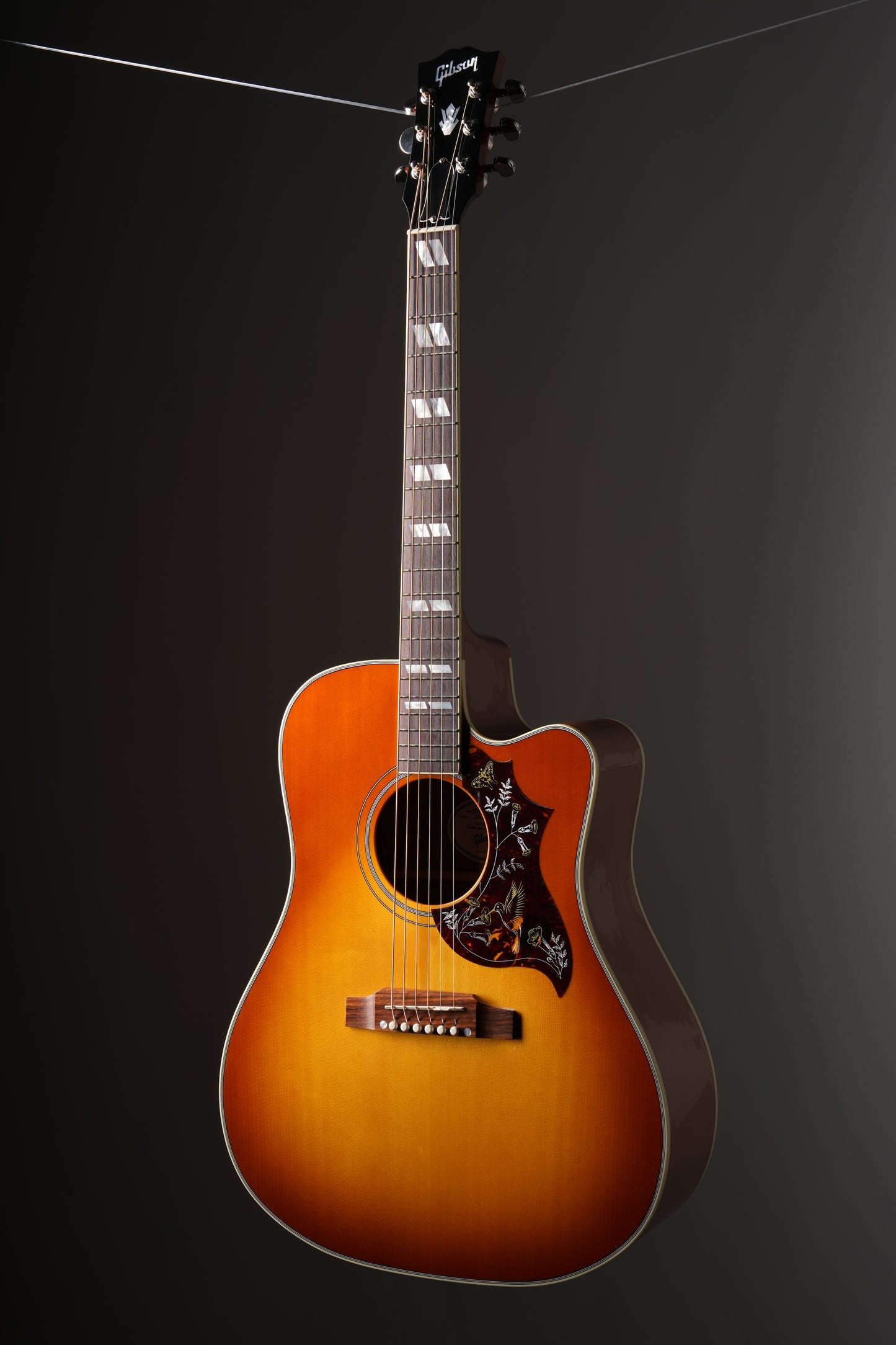 Gibson Hummingbird Standard EC Acoustic Electric Guitar - Heritage Cherry Sunburst, incl. OHSC