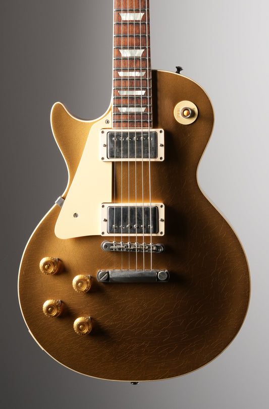 Gibson Custom Shop (2018) Historic 1957 Les Paul Reissue Electric Guitar (Left Handed) - Goldtop, w/ OHSC