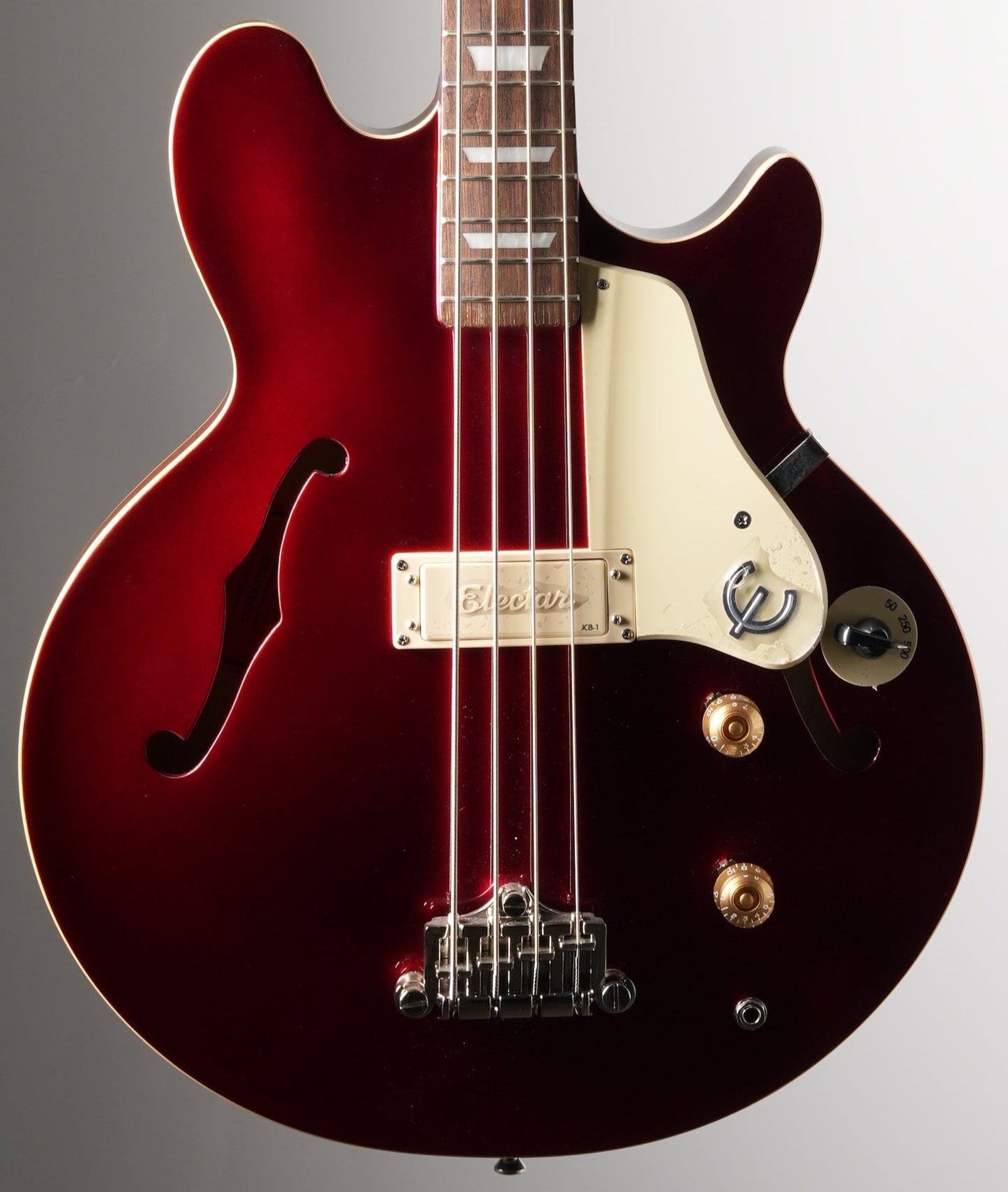 Epiphone Jack Casady Semi-Hollow Electric Bass - Sparkling Burgundy