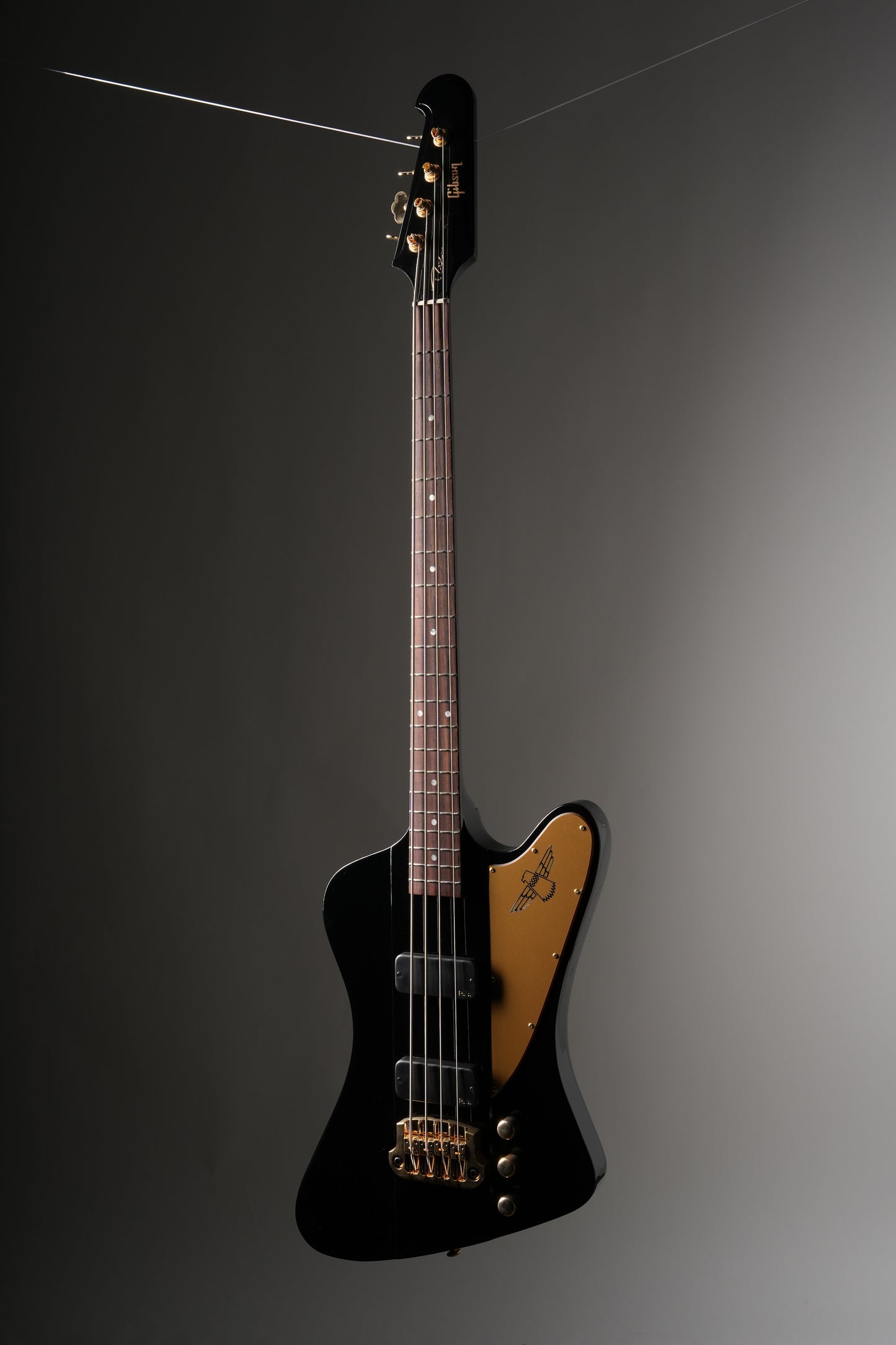 Gibson Rex Brown Thunderbird Electric Bass - Ebony, w/ OHSC