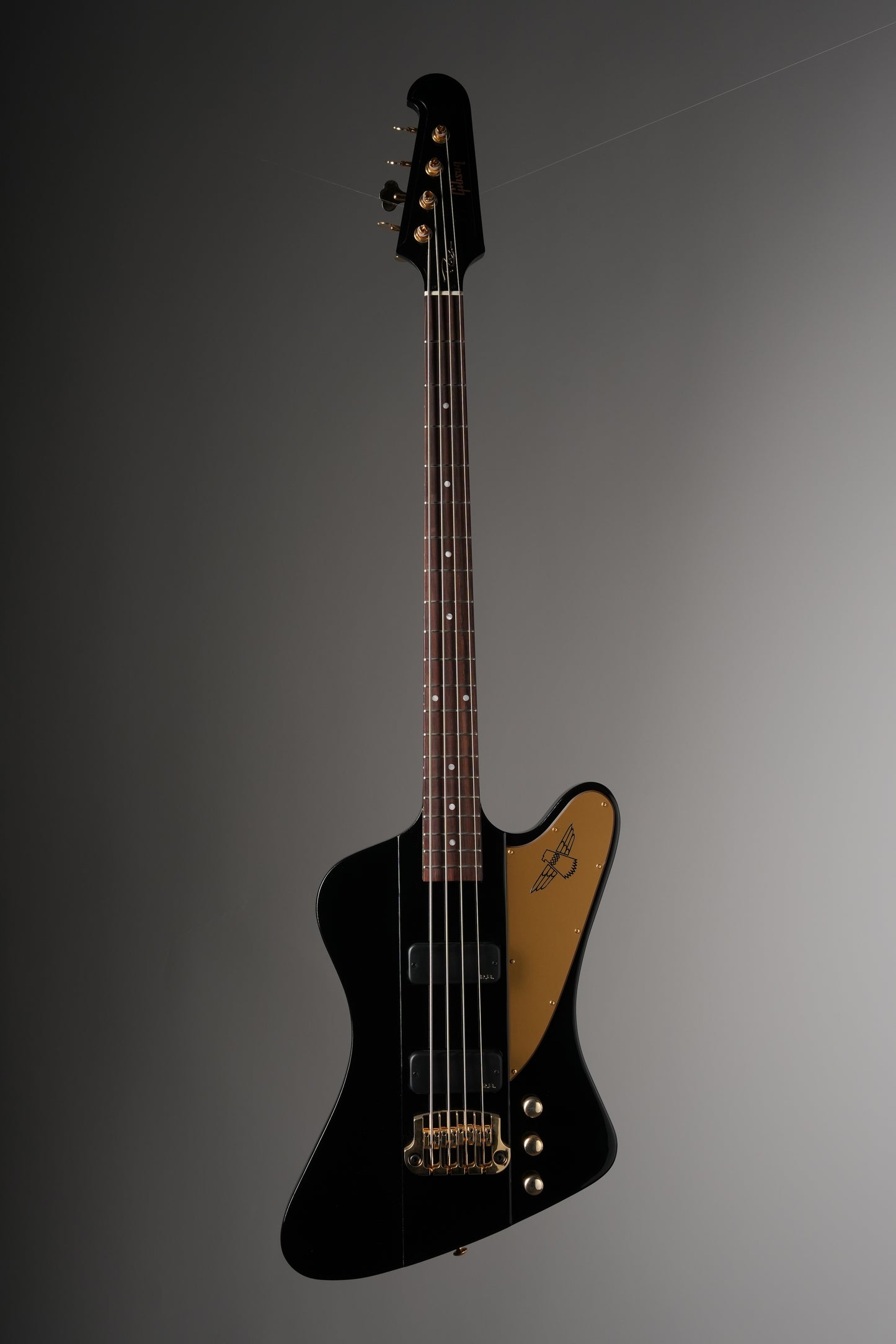 Gibson Rex Brown Thunderbird Electric Bass - Ebony, w/ OHSC