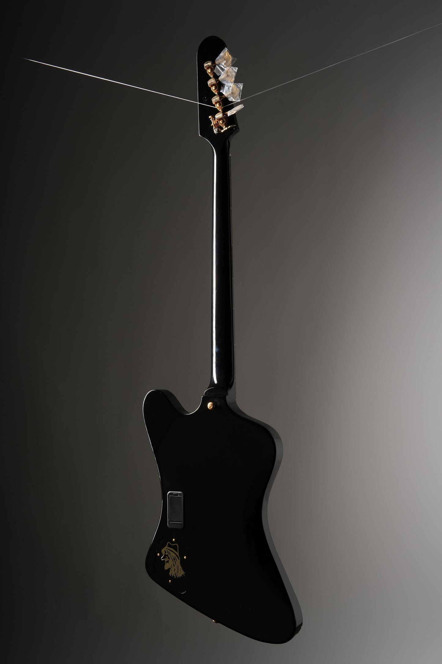 Gibson Rex Brown Thunderbird Electric Bass (signed by Gene Simmons) - Ebony, w/ OHSC