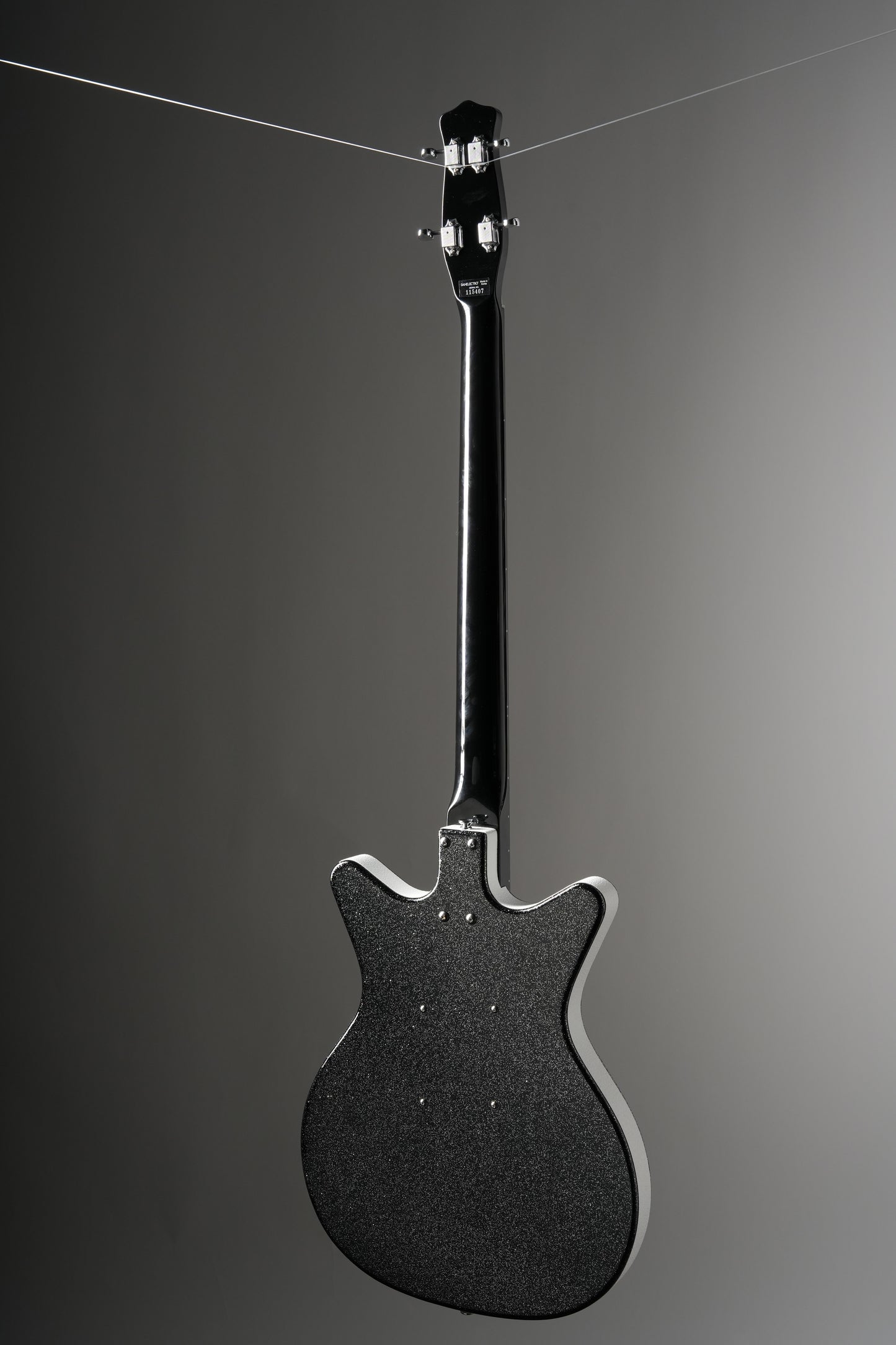 Danelectro '59 DC Short Scale Electric Bass - Black Metalflake