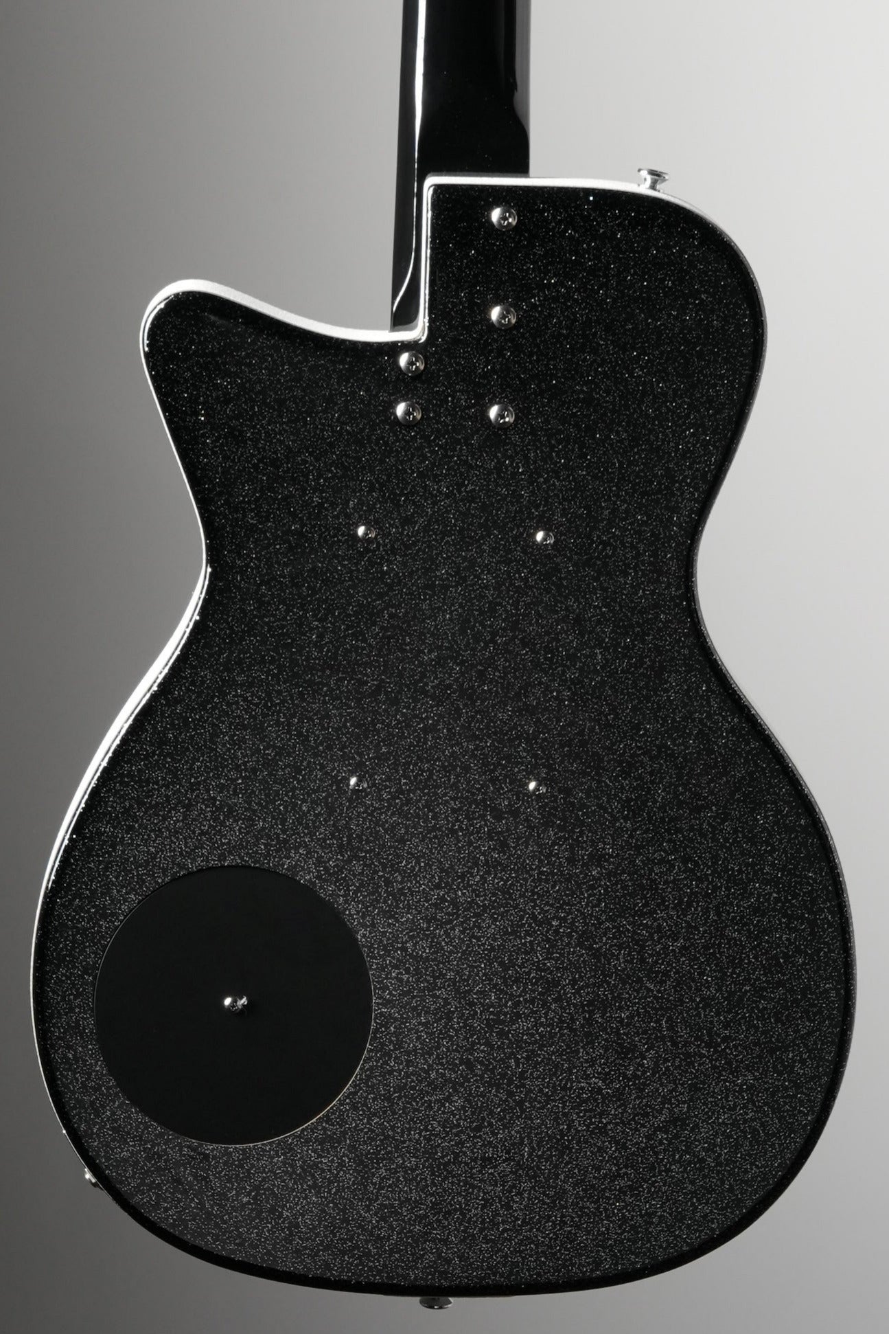 Danelectro Baritone Electric Guitar - Black Metalflake