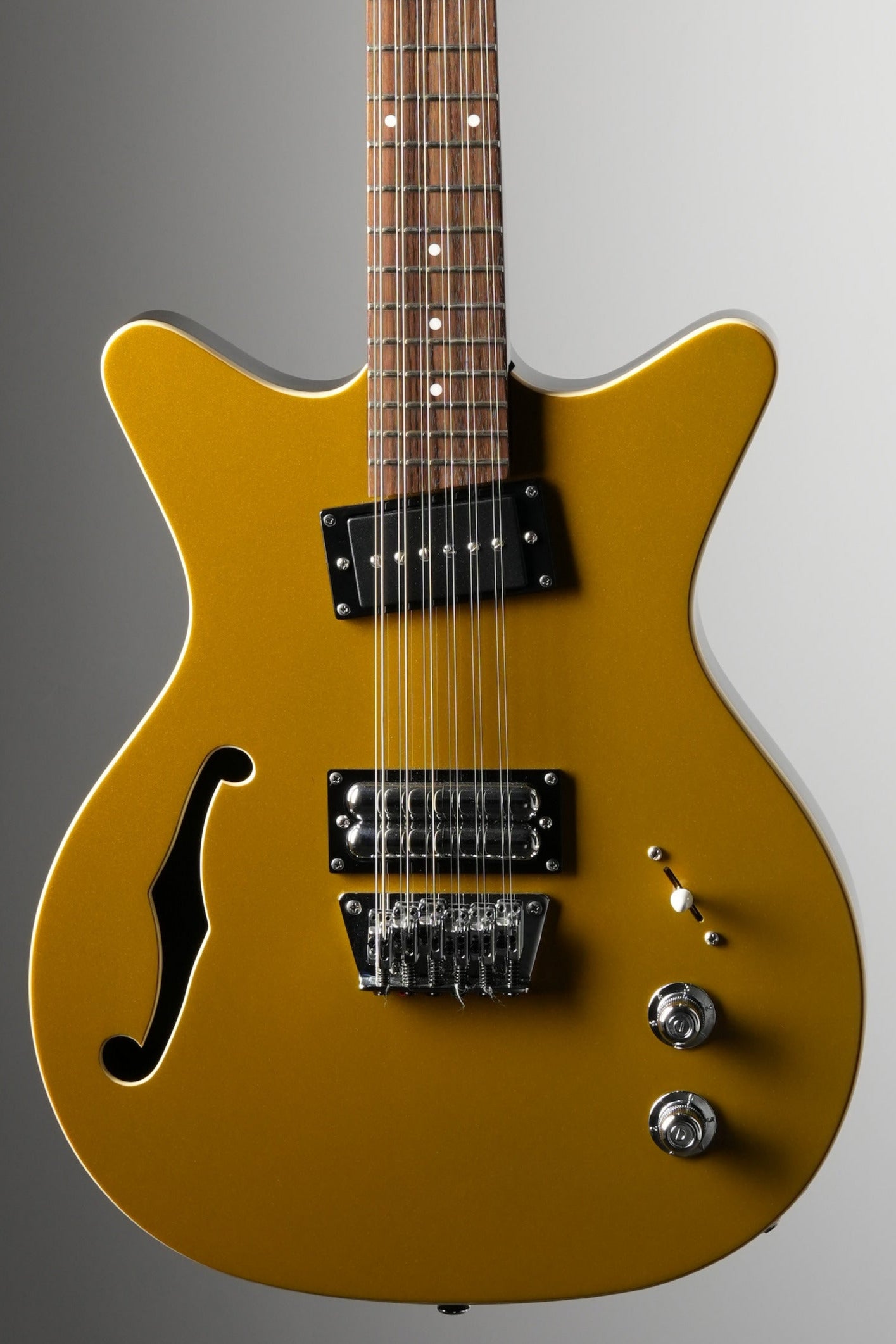 Danelectro Gold Fifty Niner 12-String Semi-Hollowbody Electric guitar - Gold