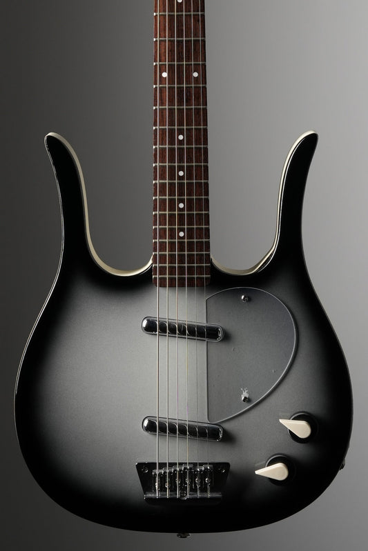 Danelectro Longhorn Baritone Electric Guitar - Silver Burst