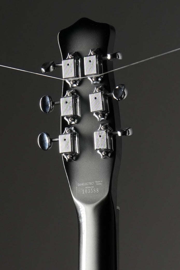 Danelectro Longhorn Baritone Electric Guitar - Silver Burst