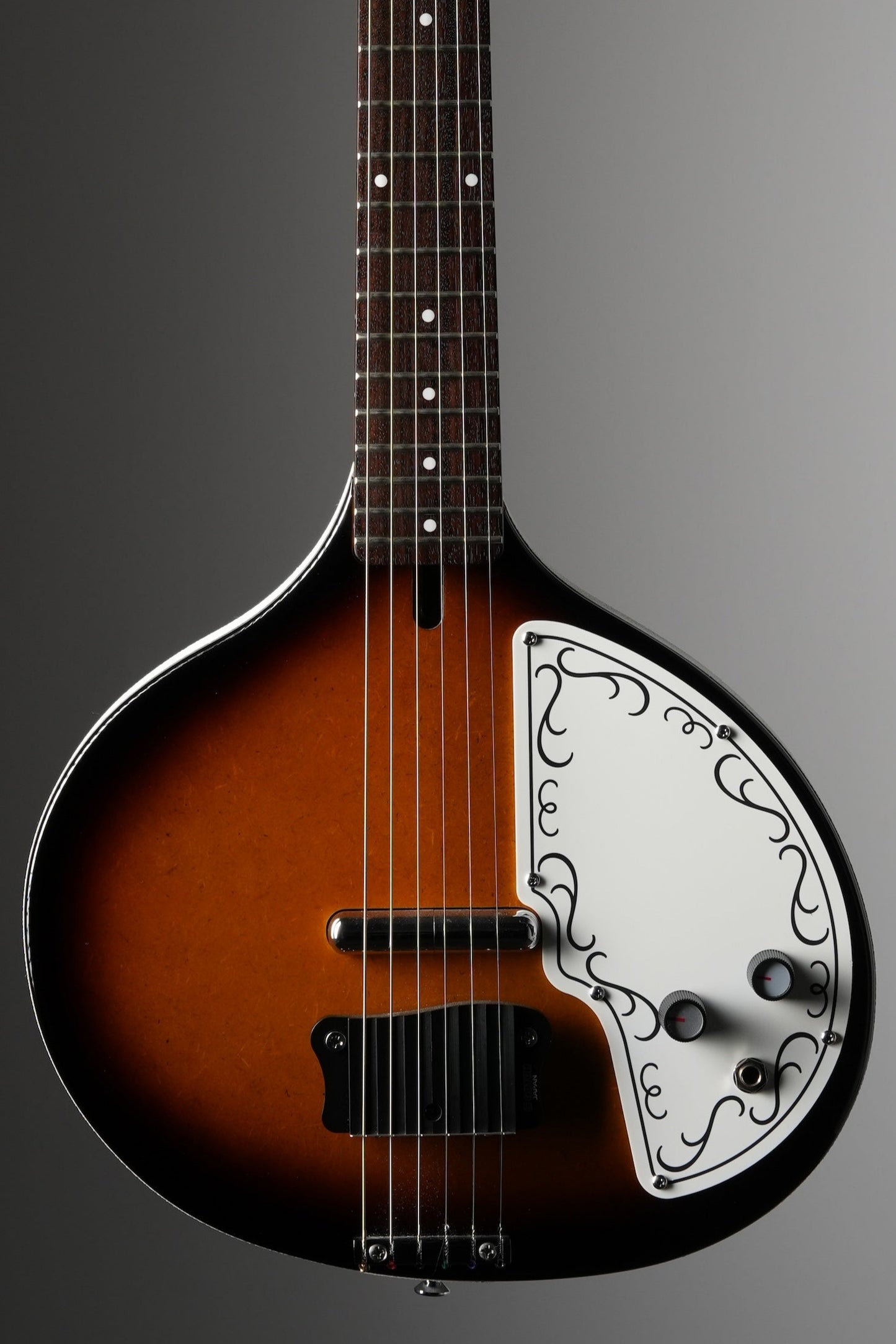 Danelectro Baby Sitar Electric Guitar - Brown Burst