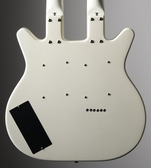 Danelectro Doubleneck 6/12 Electric Guitar - White Pearl