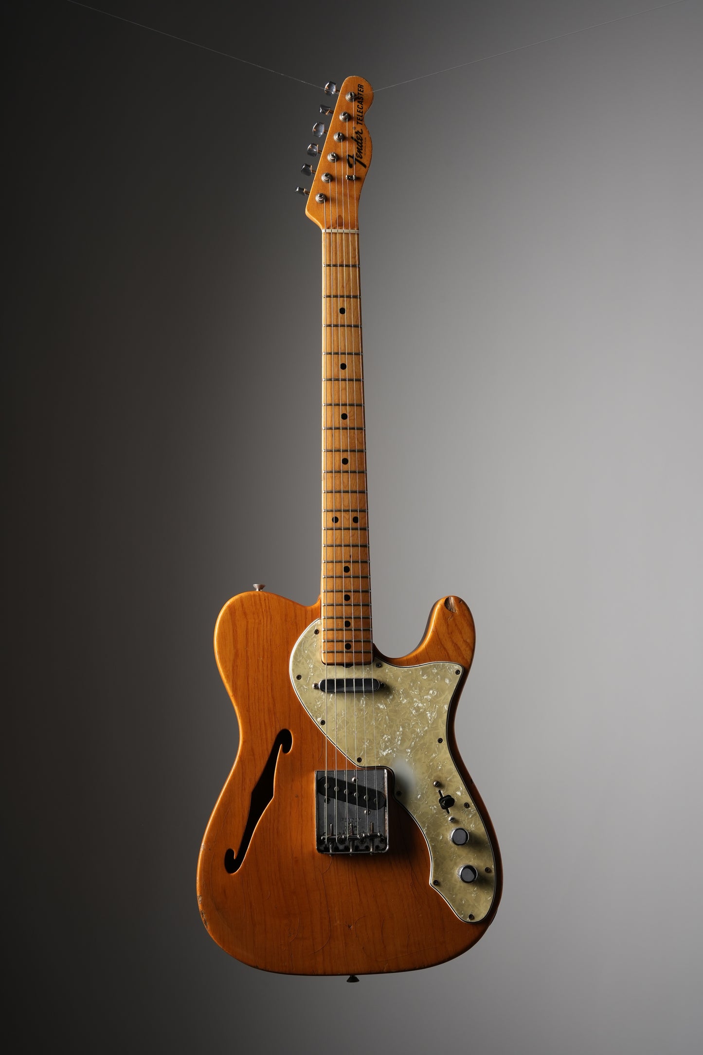Fender (1969) Telecaster Thinline Electric Guitar - Natural, w/ HSC