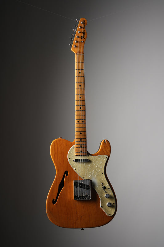 Fender (1969) Telecaster Thinline Electric Guitar - Natural, w/ HSC