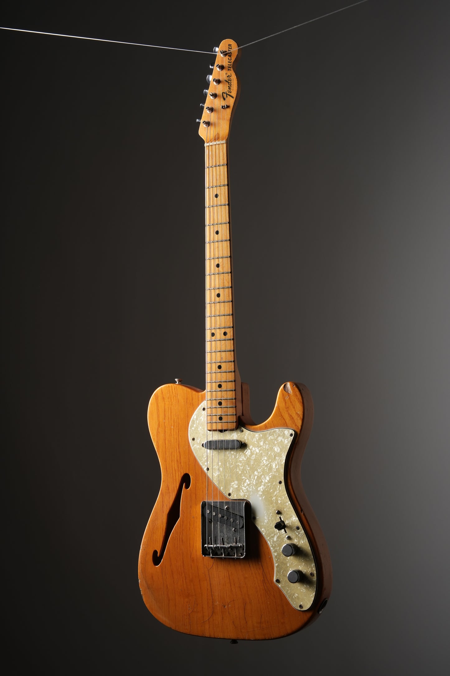 Fender (1969) Telecaster Thinline Electric Guitar - Natural, w/ HSC