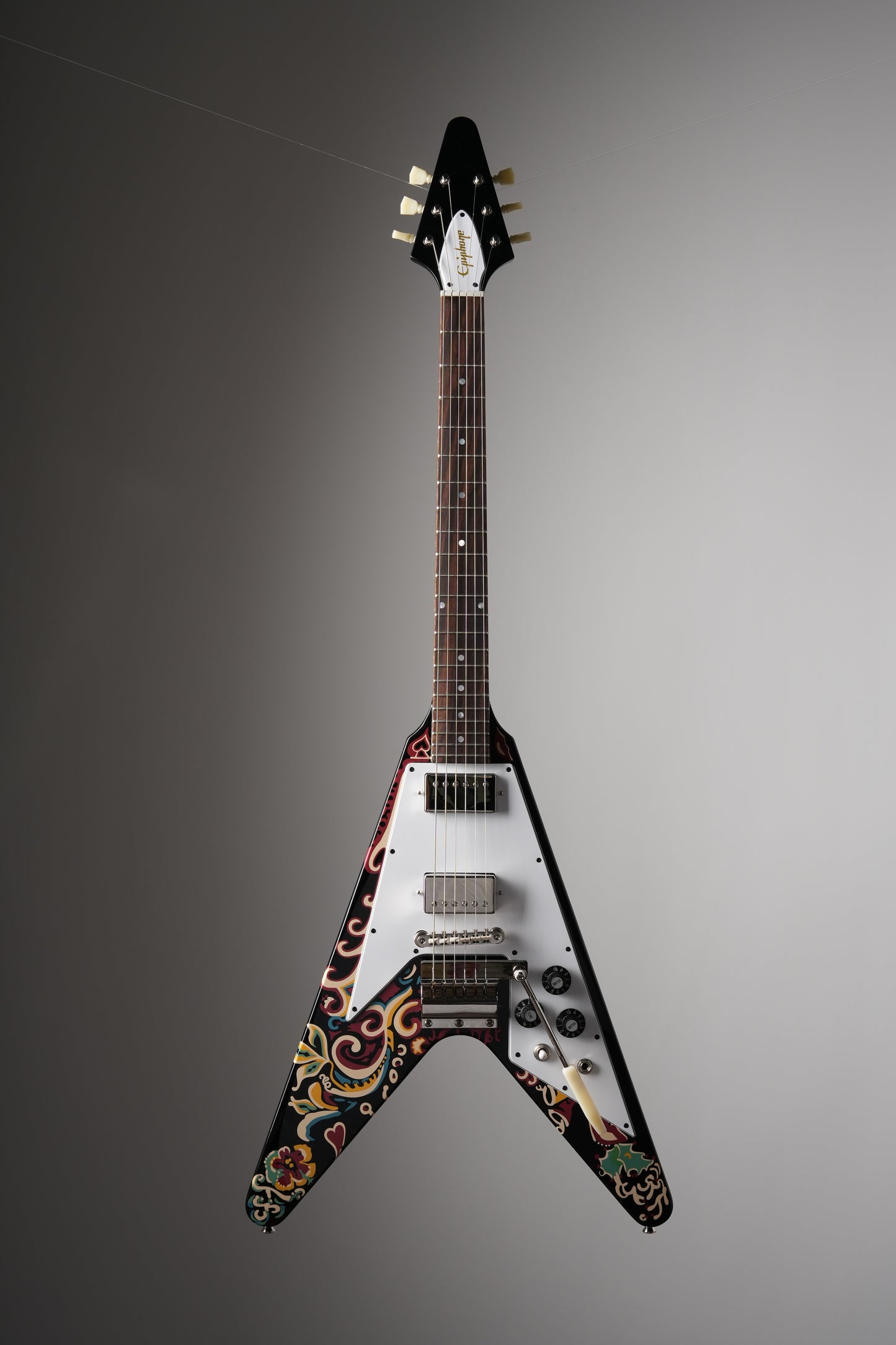 Epiphone Jimi Hendrix™ "Love Drops" Flying V Ebony