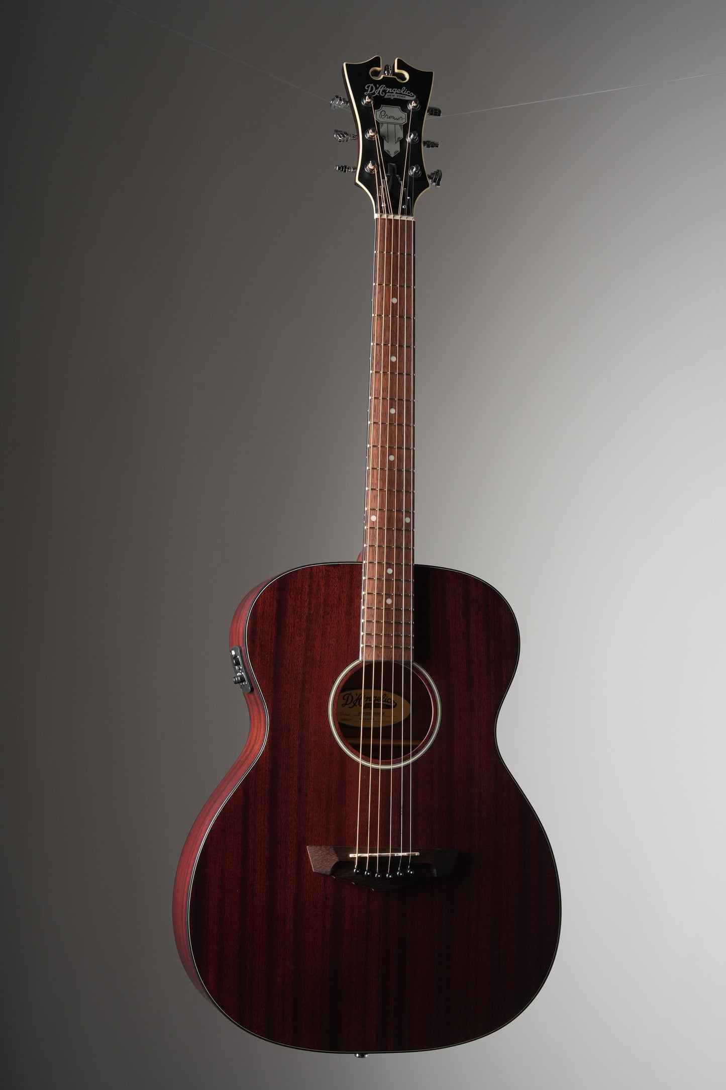 D'Angelico Premier Tammany Acoustic Electric Guitar - Natural