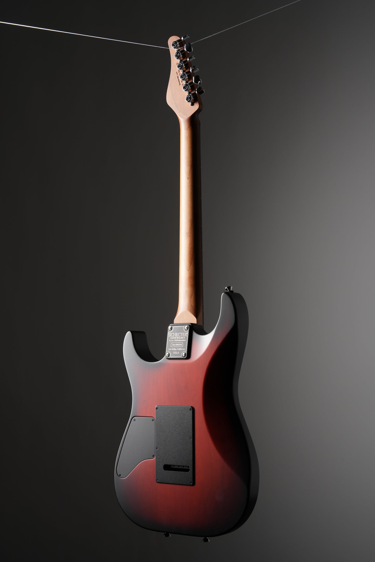 Schecter Sunset Custom II Tiger Flame Top
