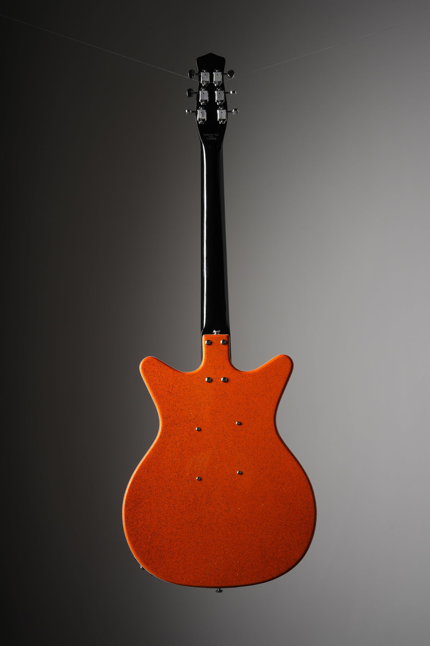 Danelectro 59 Mod New Old Stock Semi-Hollow Electric Guitar - Orange Metalflake