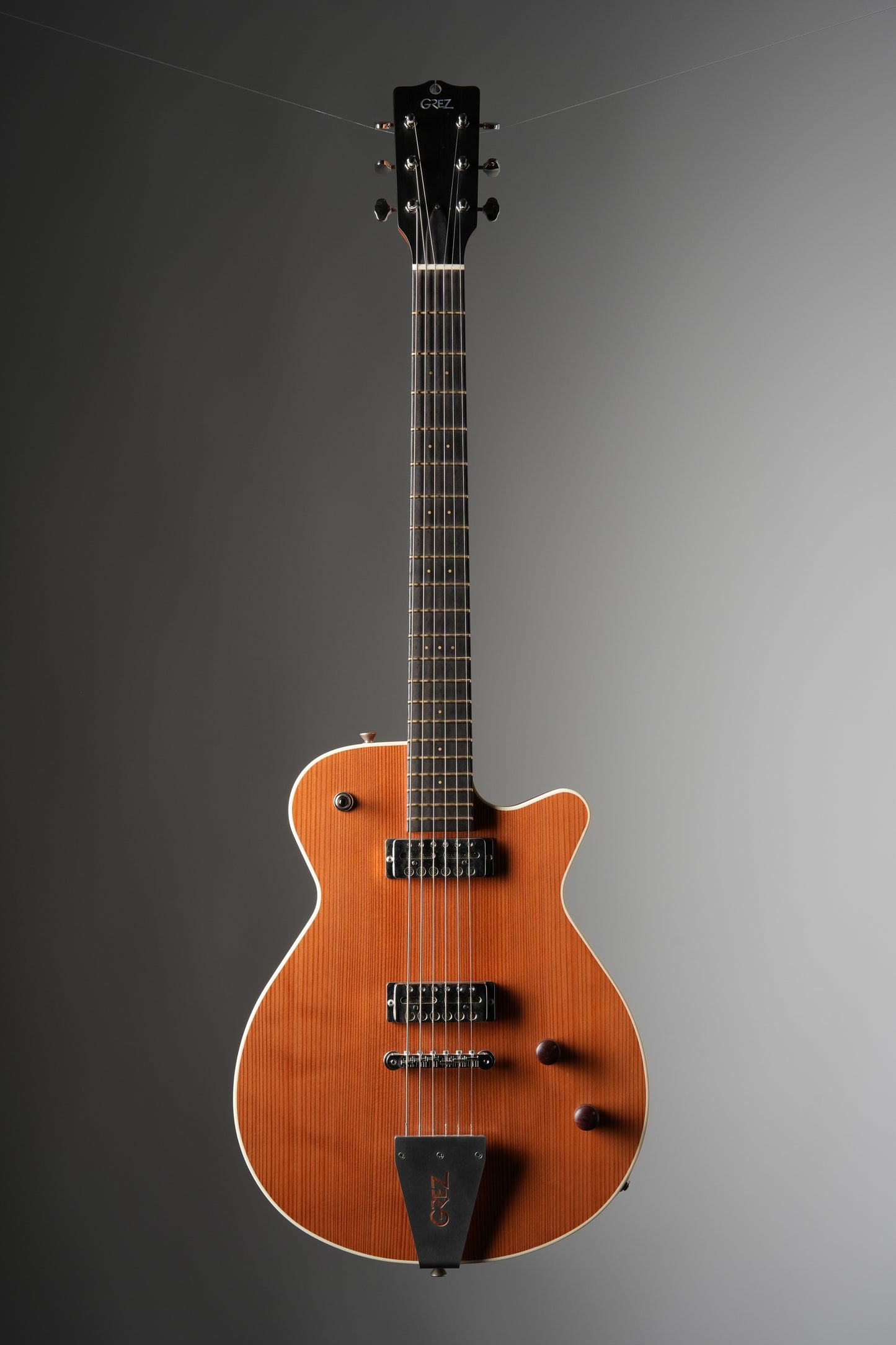 Grez Guitars Mendocino Standard Semi-Hollow Electric Guitar - Natural w/ Original Deluxe Gigbag