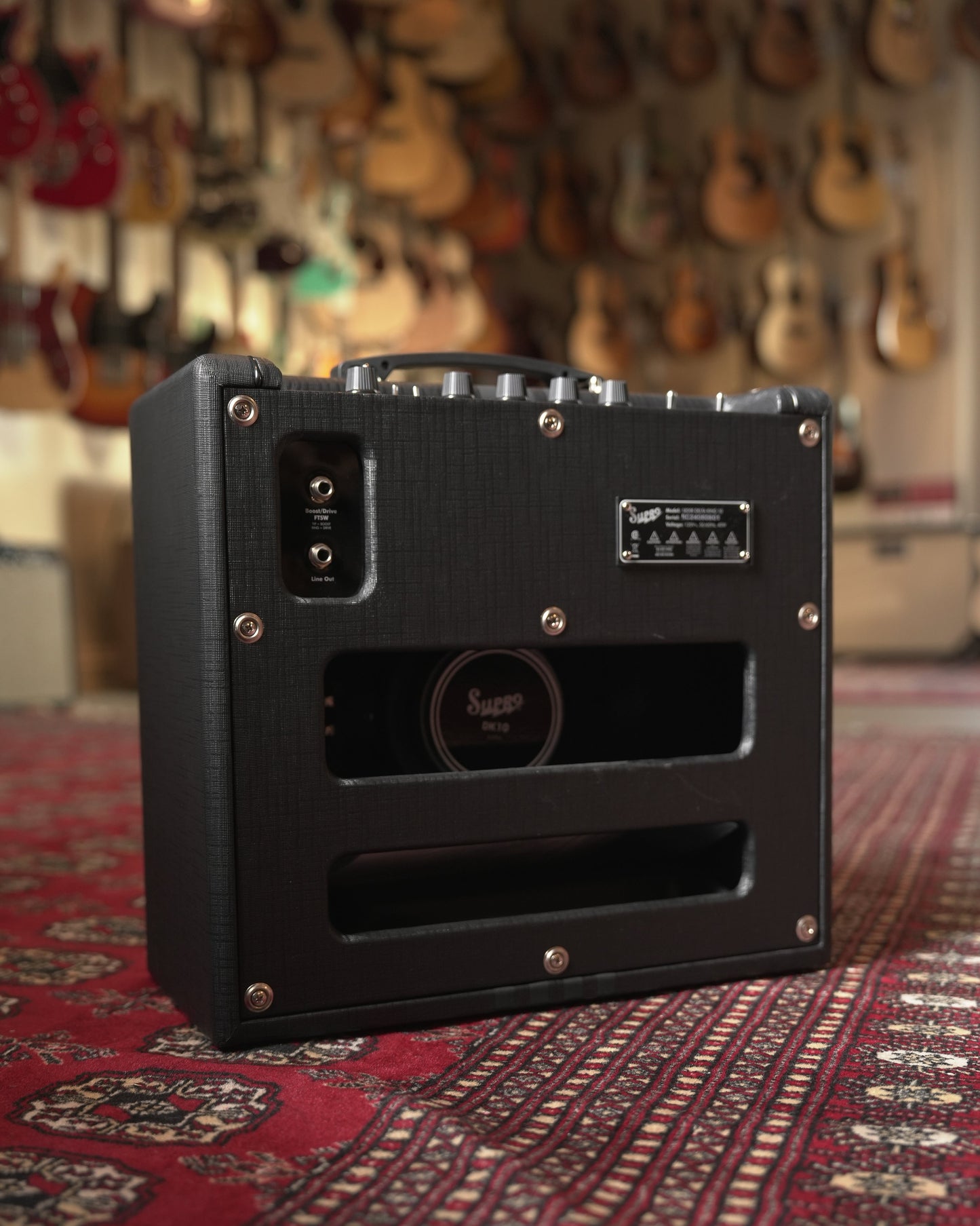 Supro Delta King 10 5w 1x10" Tube Guitar Amp Combo - Black Tolex w/ Black Stripes