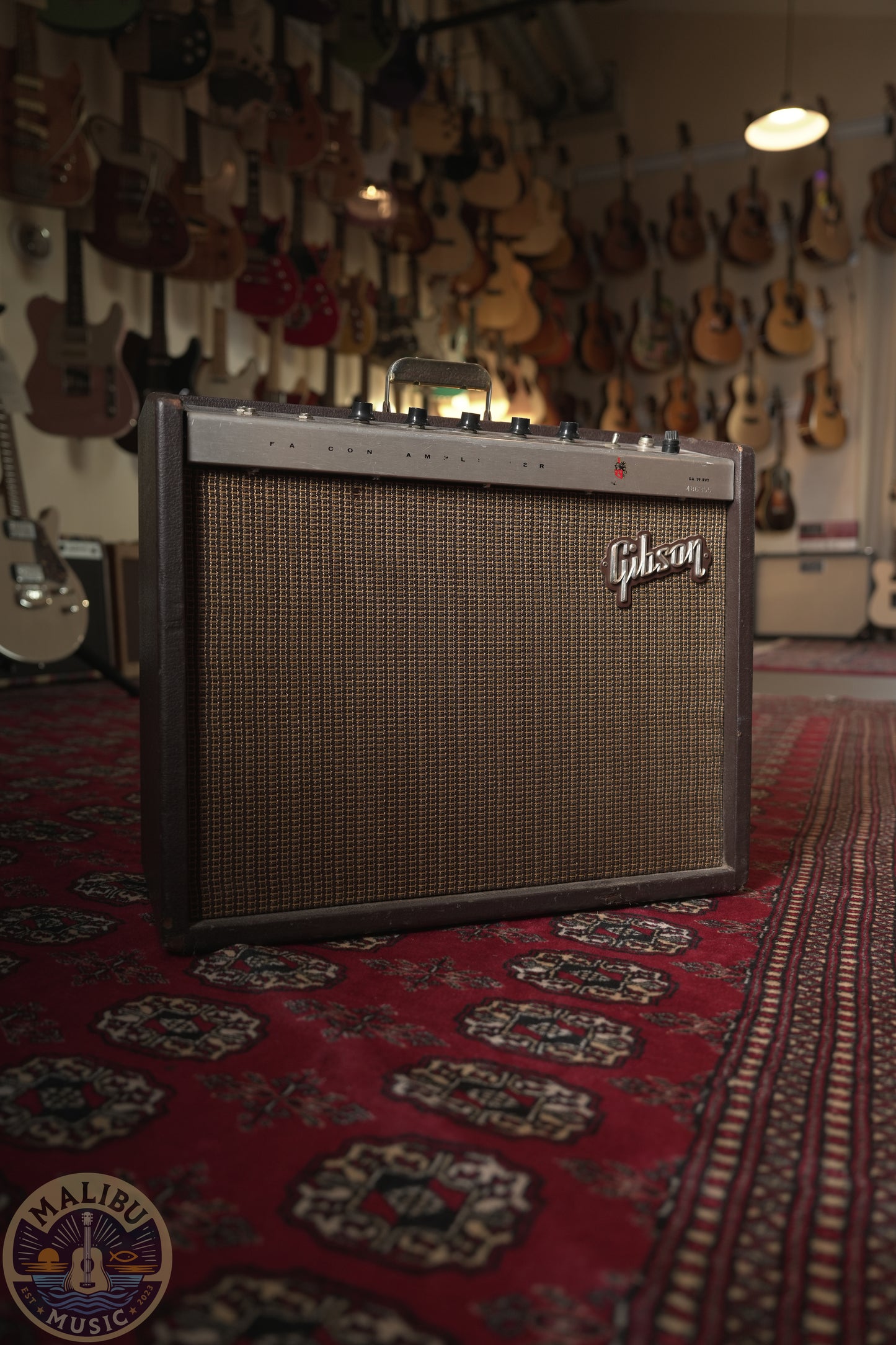Gibson GA-19RVT Falcon (1962-1967) 14w 1x12" Tube Guitar Amp Combo - Oxblood