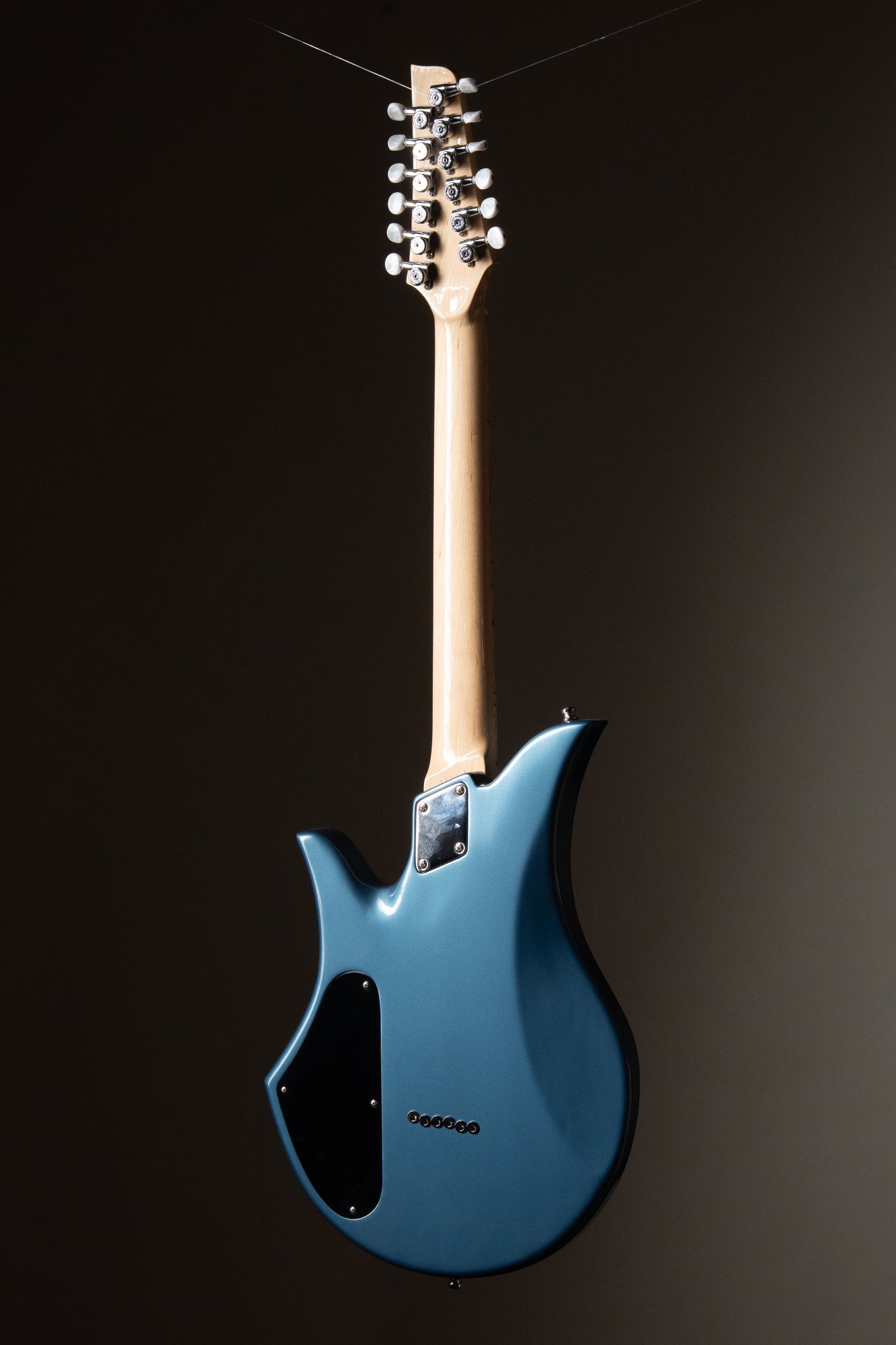 Pinter SB2 12-String Electric Guitar - Dark Turquoise, w/ Original Deluxe Soft Case