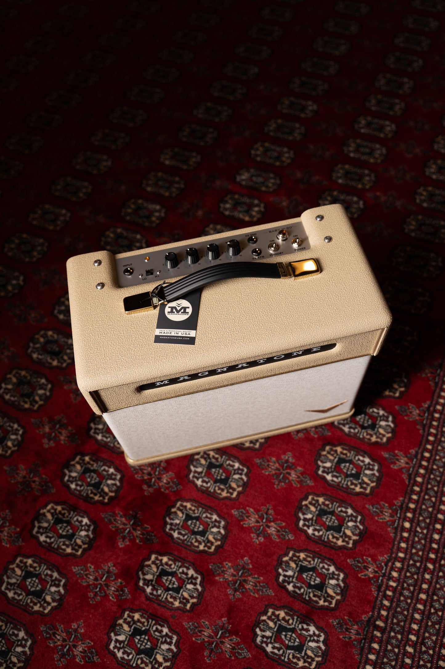 Magnatone Baby M80 12w 1x10" Tube Guitar Amp Combo - Billy Gibbons Signature BFG Gold