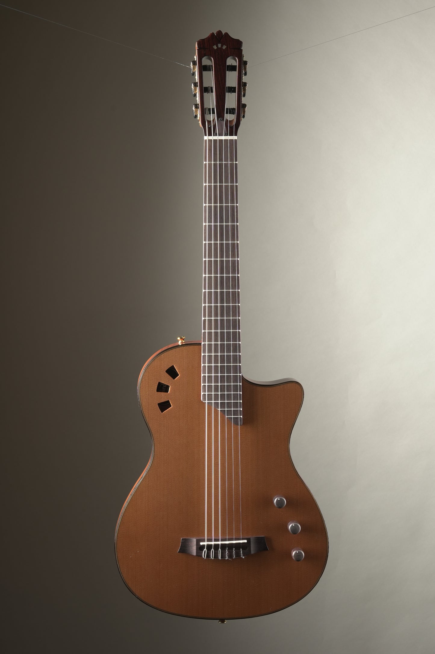 Cordoba Stage Traditional CD Semi-hollow Acoustic Electric Classical Guitar - Natural, incl. Gigbag