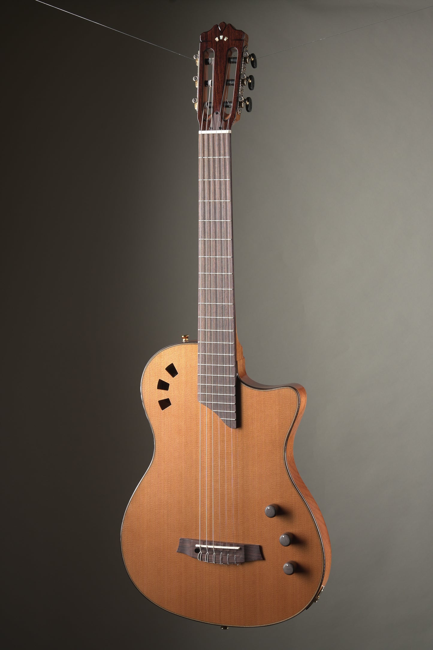 Cordoba Stage Traditional CD Semi-hollow Acoustic Electric Classical Guitar - Natural, incl. Gigbag