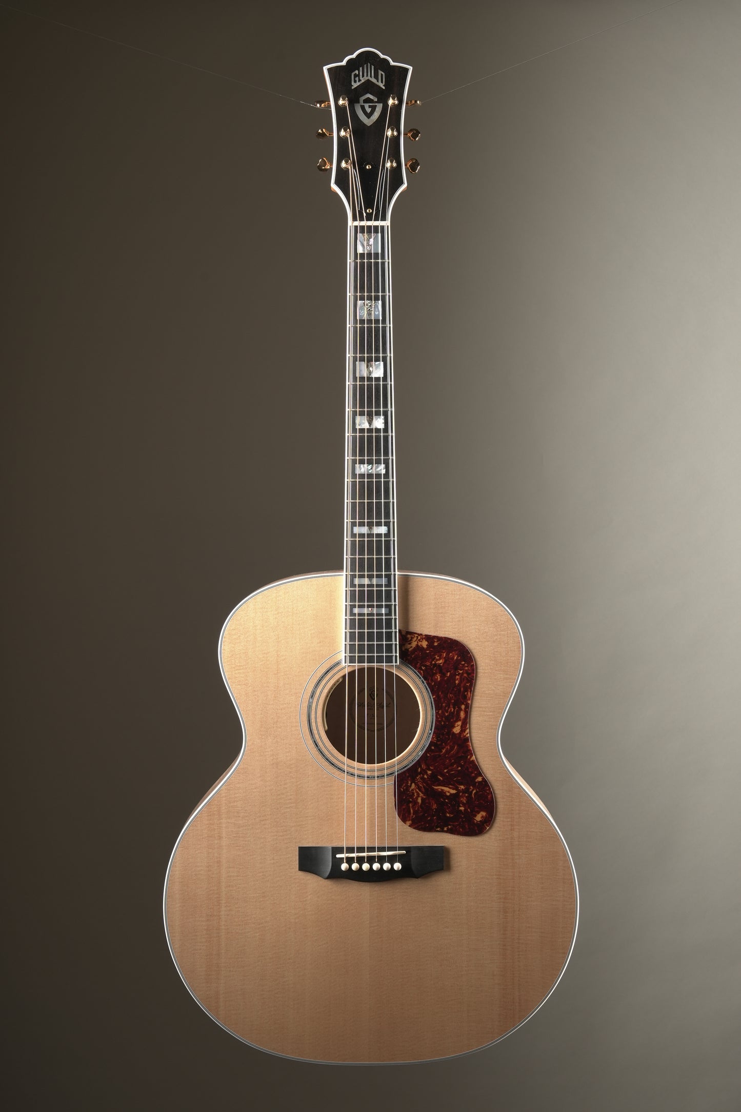 Guild F-55E Maple BLD Acoustic Electric Guitar - Natural, incl. OHSC