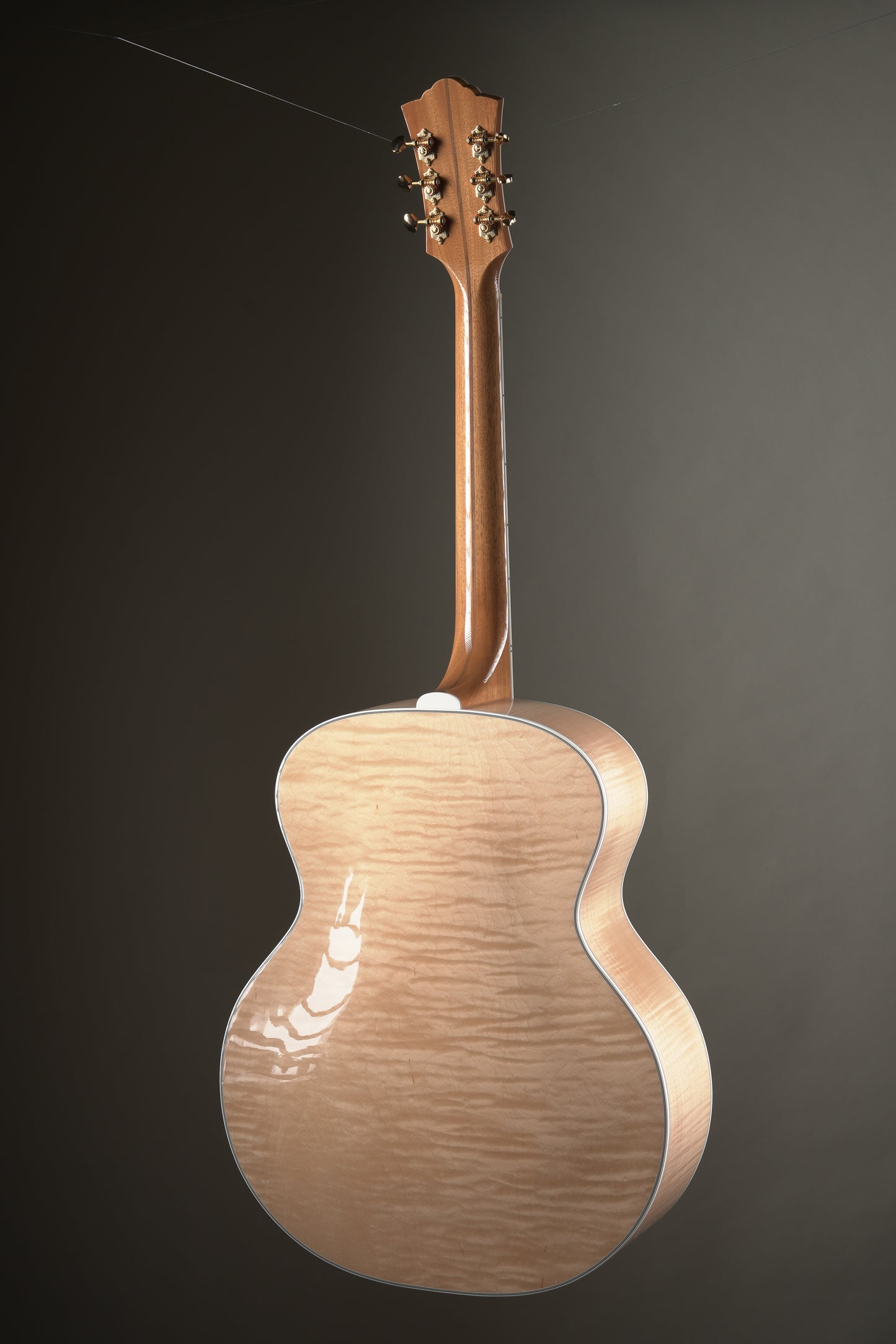 Guild F-55E Maple BLD Acoustic Electric Guitar - Natural, incl. OHSC