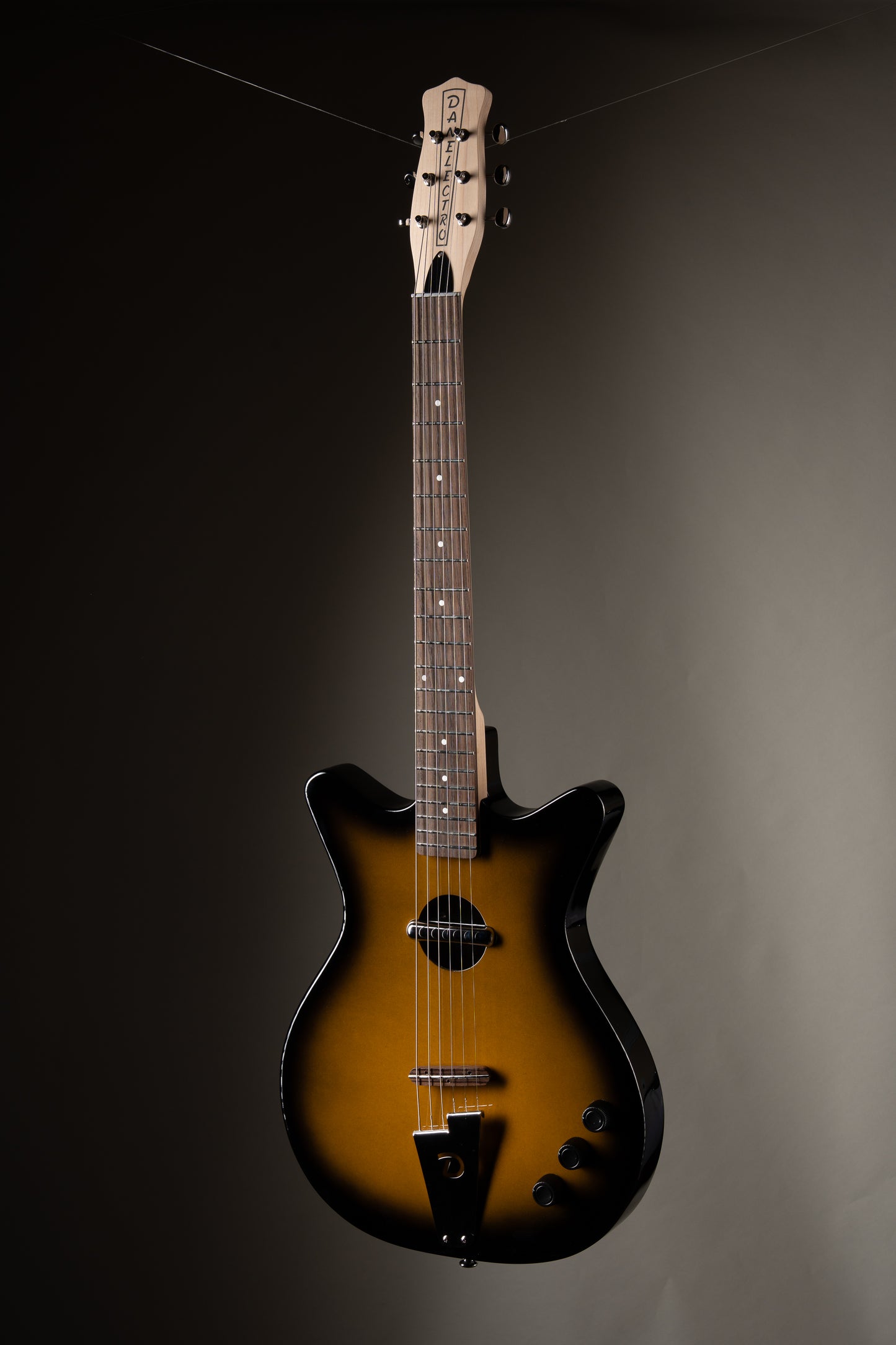 Danelectro Convertible Acoustic Electric Guitar - Tobacco Sunburst