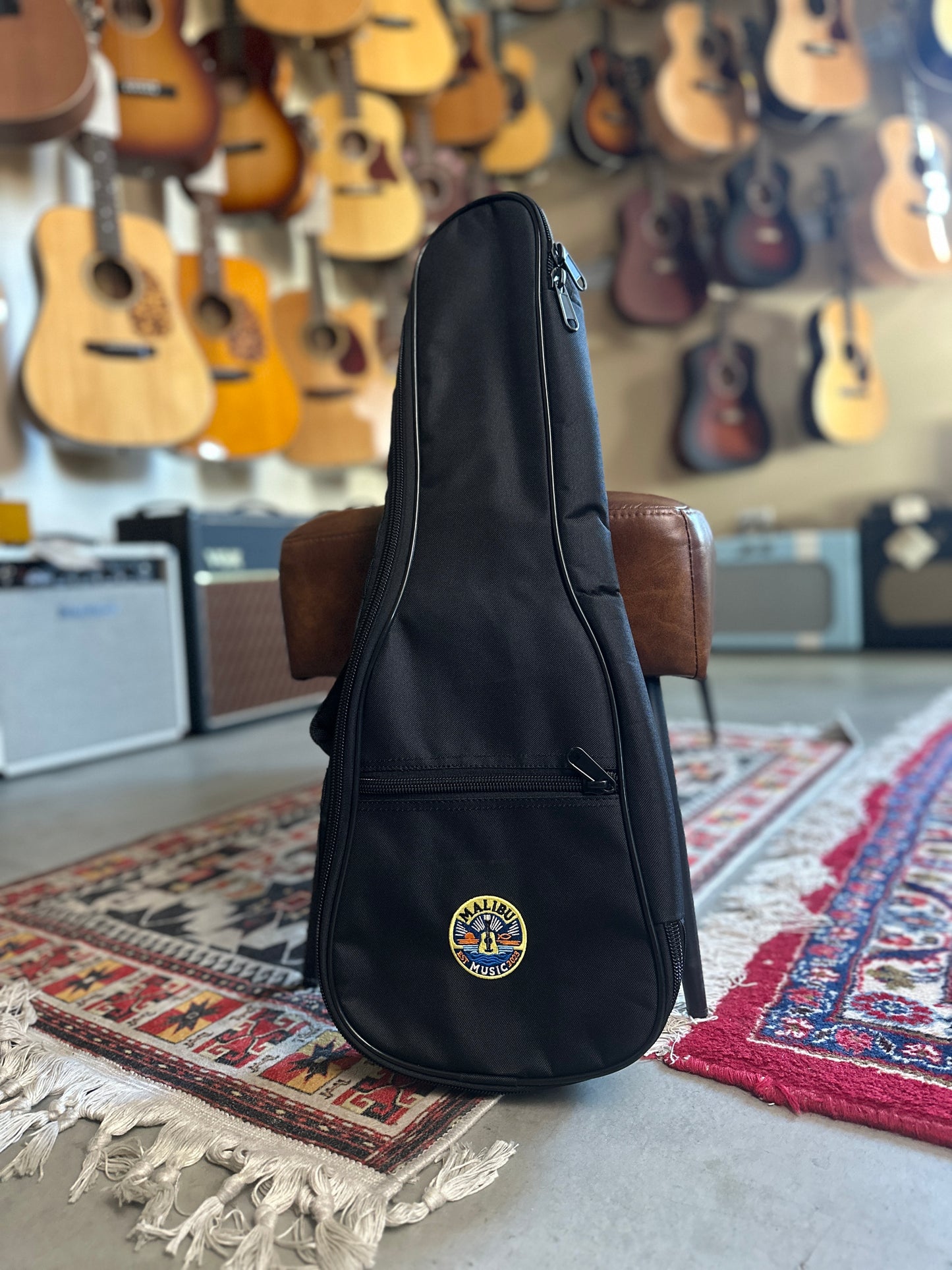 Malibu Music Gig Bag, Ukulele Concert - Black