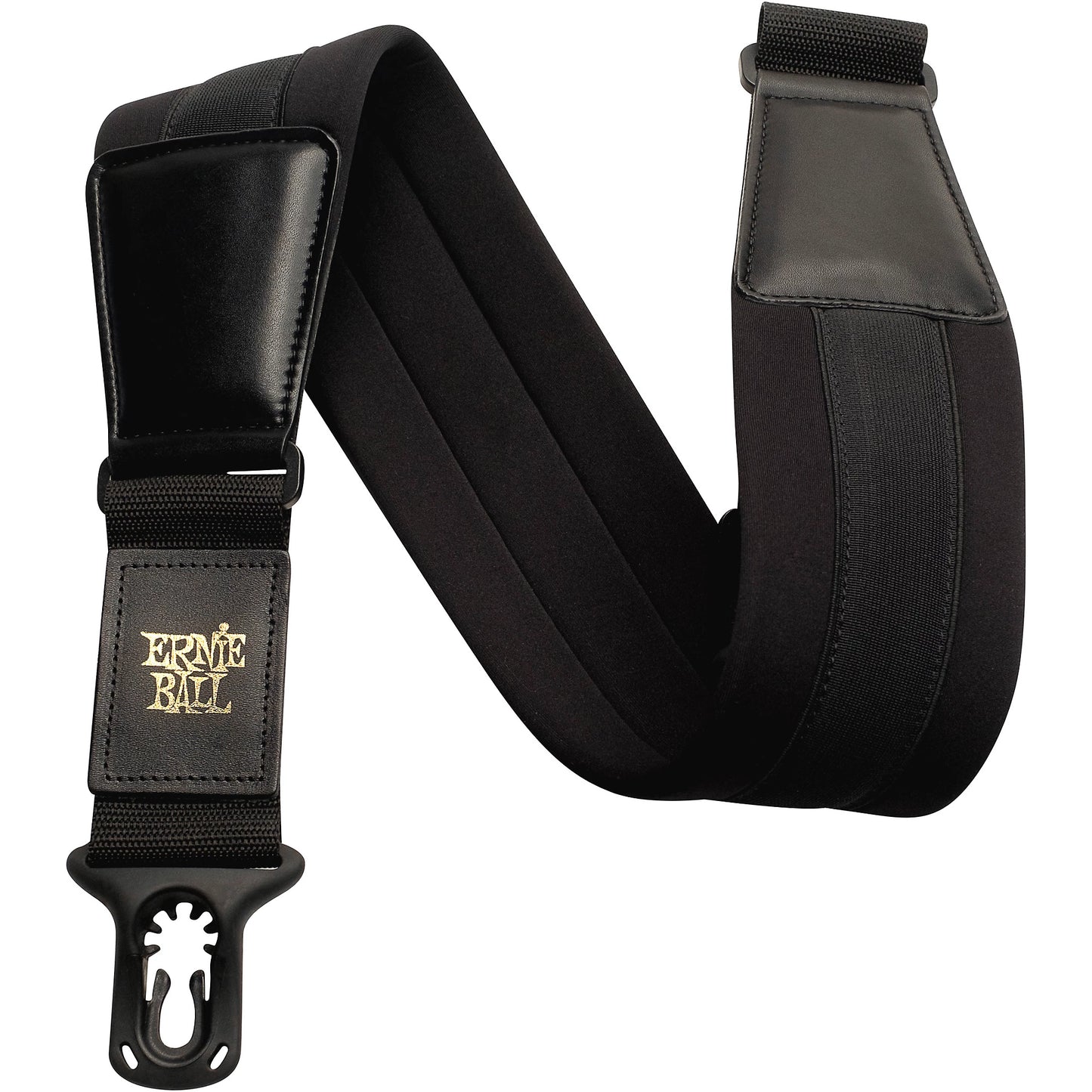 Ernie Ball Comfort Polylock Guitar/bass Strap - Wide Neoprene 3” black