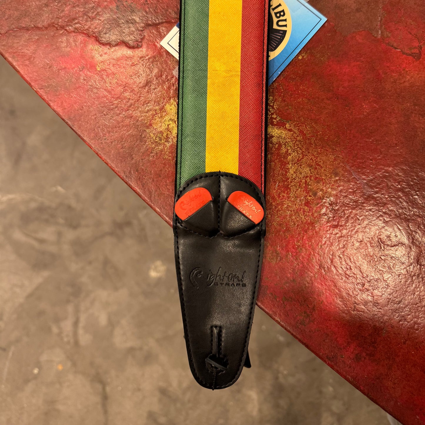 Right On! Legend Rasta Guitar and Bass Strap