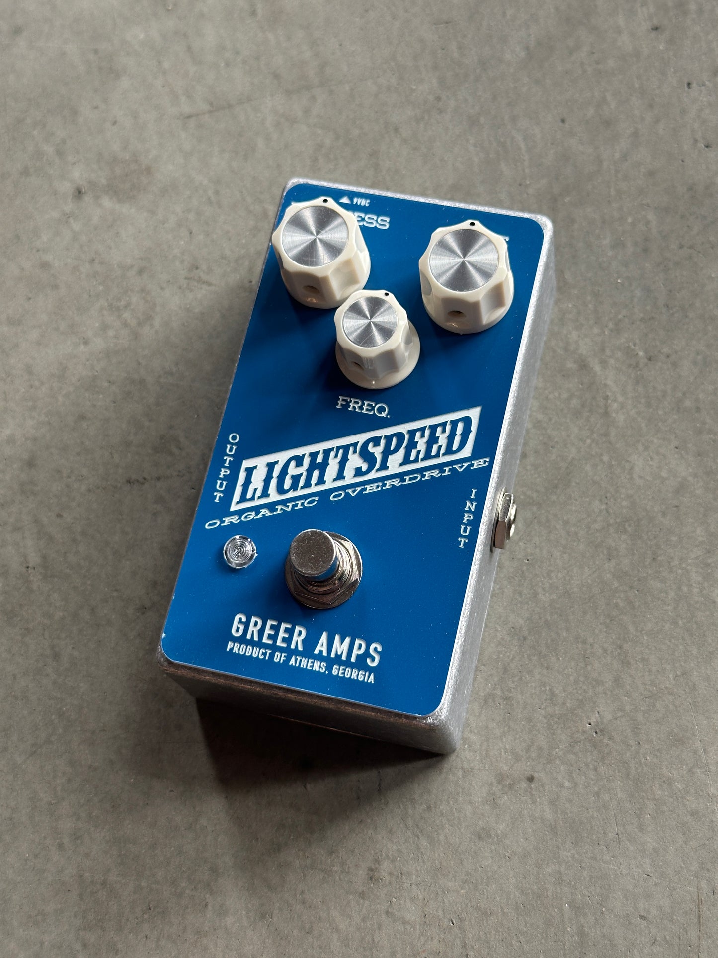 Greer Amps Lightspeed Organic Overdrive Pedal - Standard Blue