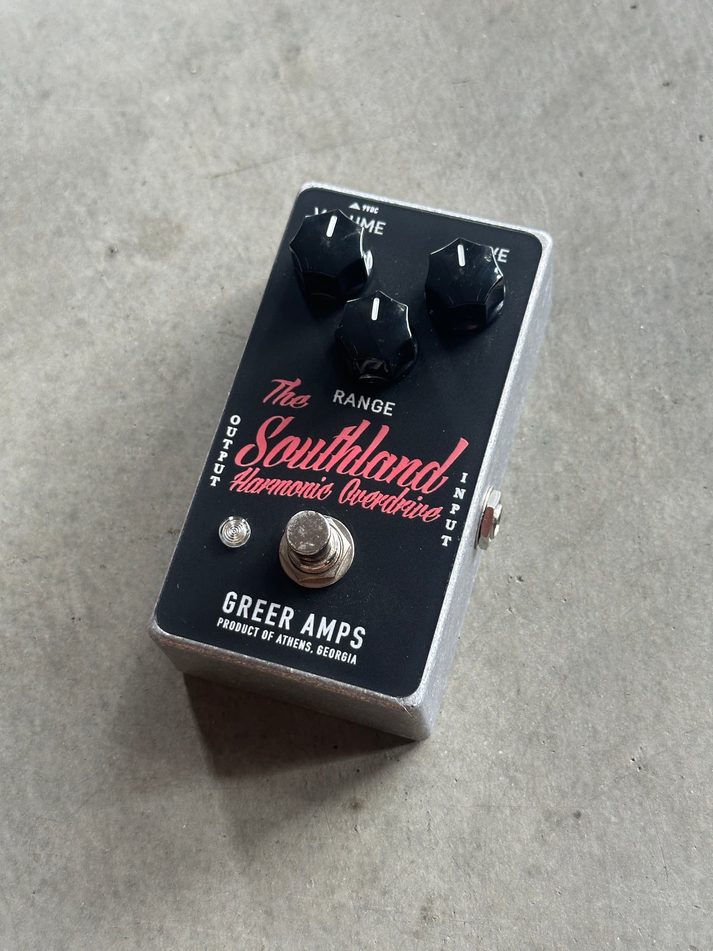 Greer Amps Southland Harmonic Overdrive Pedal - Gameday Black