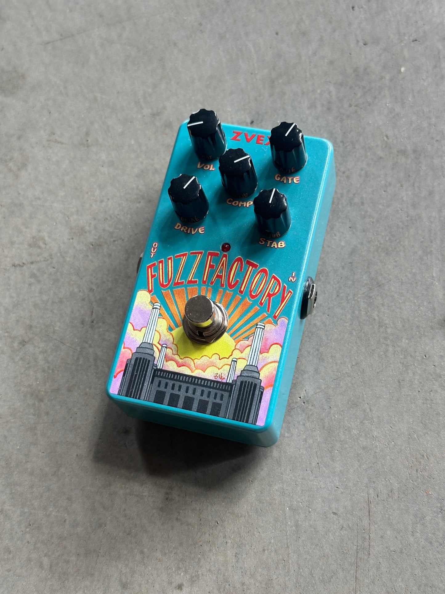 Z-Vex Fuzz Factory Pedal (Vertical)